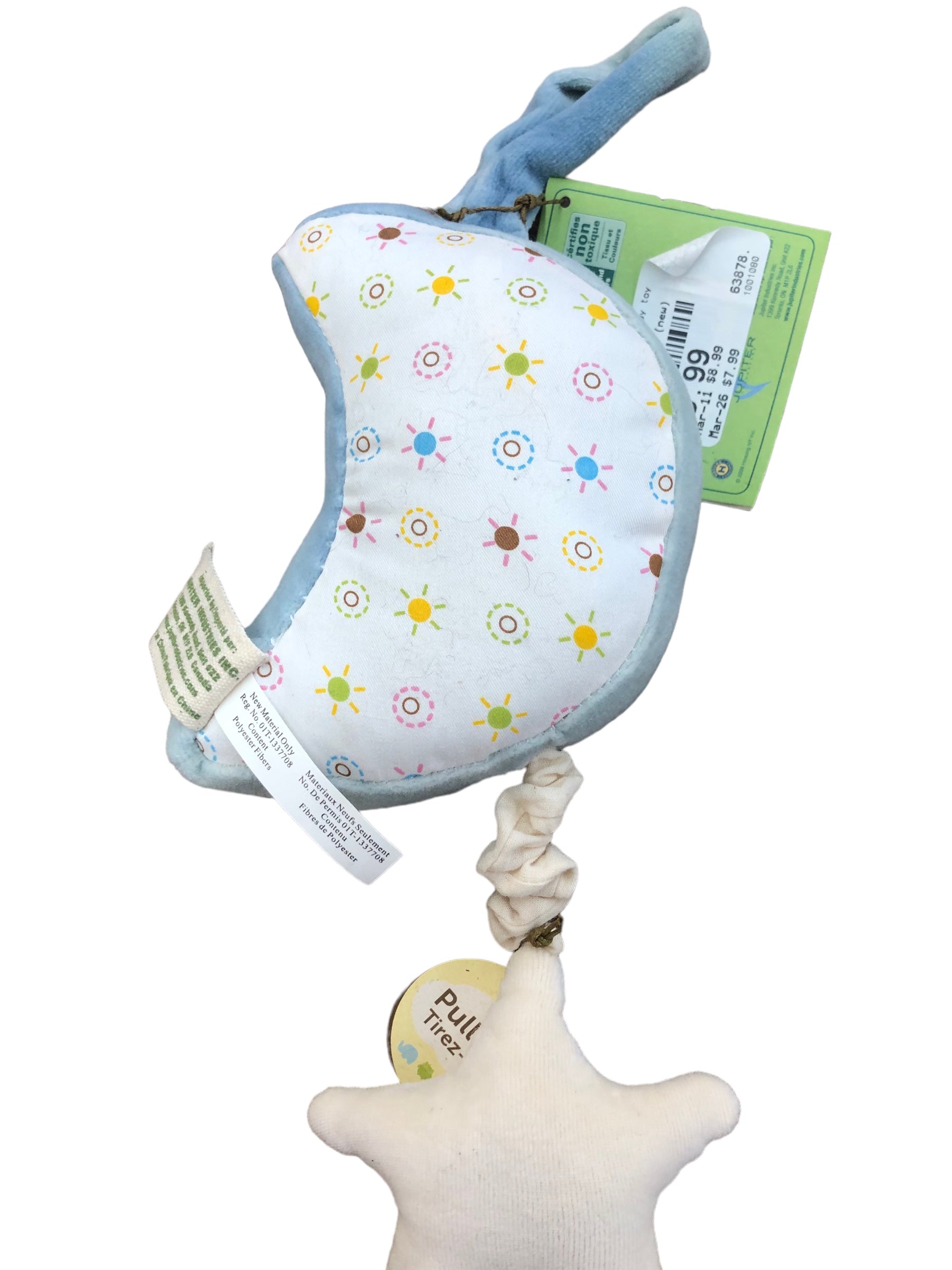 Moon Music pull baby toy