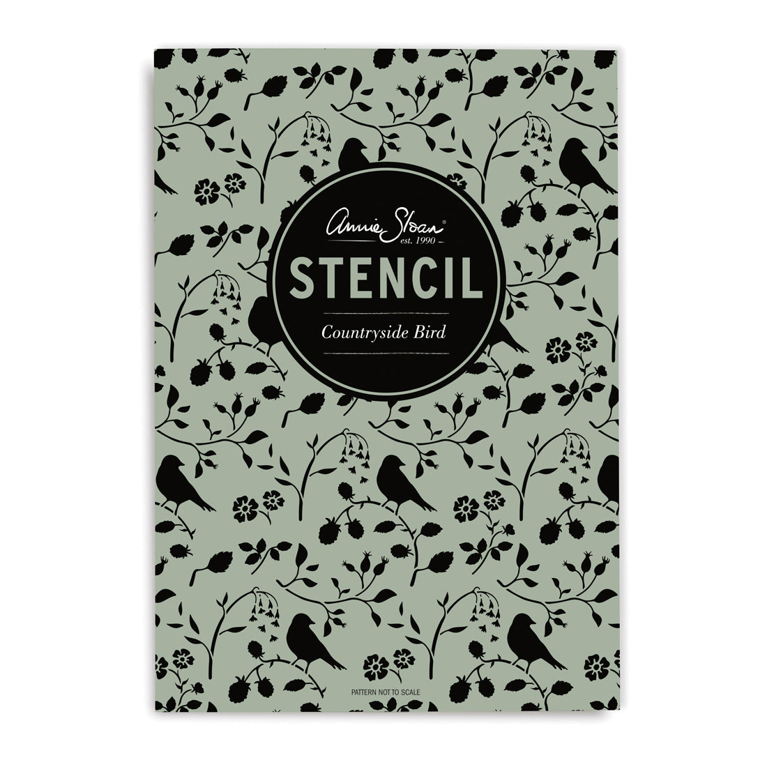 Stencil A4 Design Countryside Bird