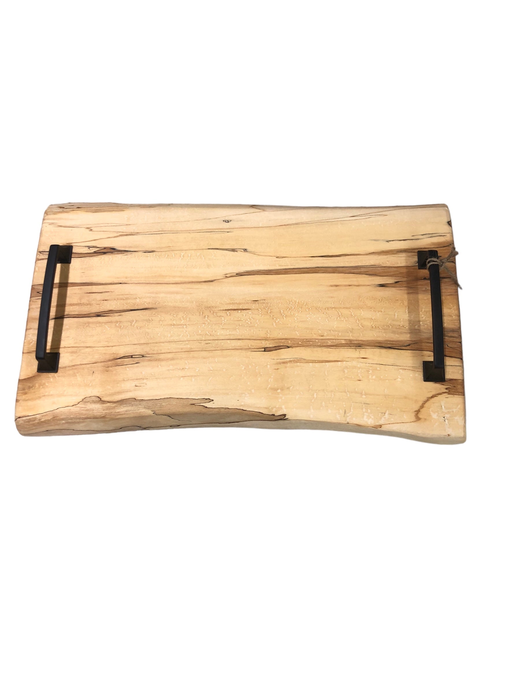 burled maple serving tray