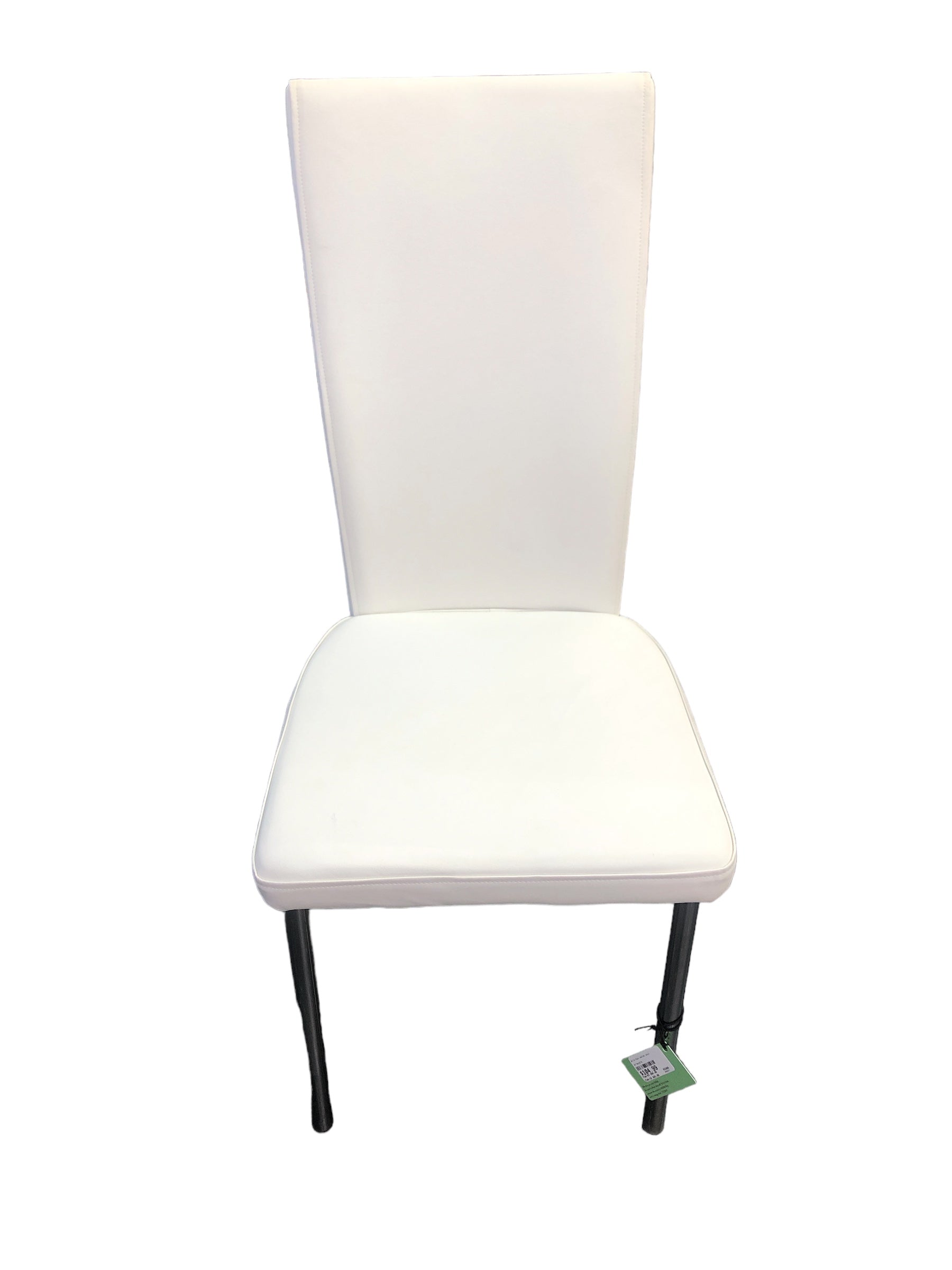White Faux leather chair