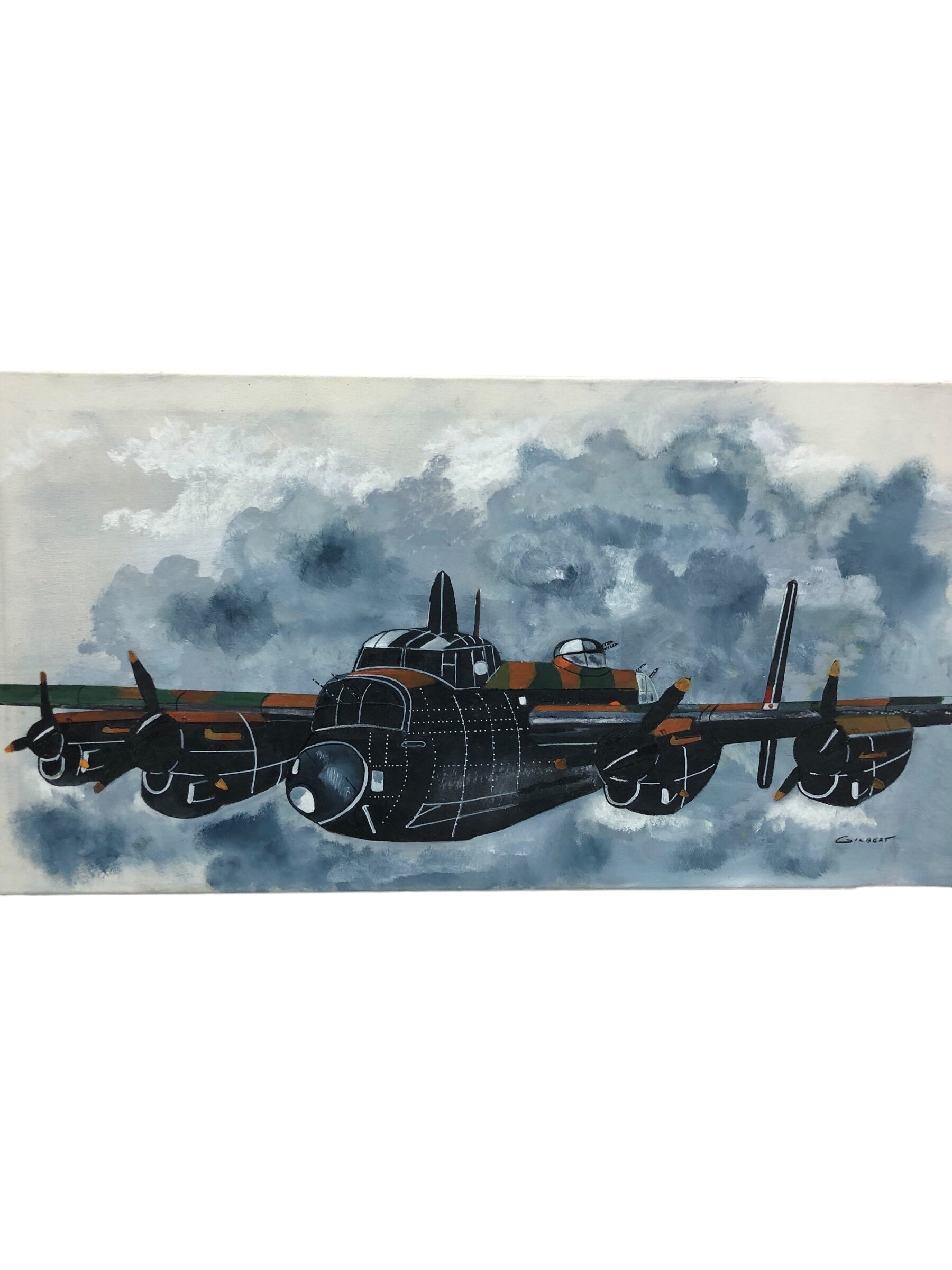 Lancaster Airplane Painting
