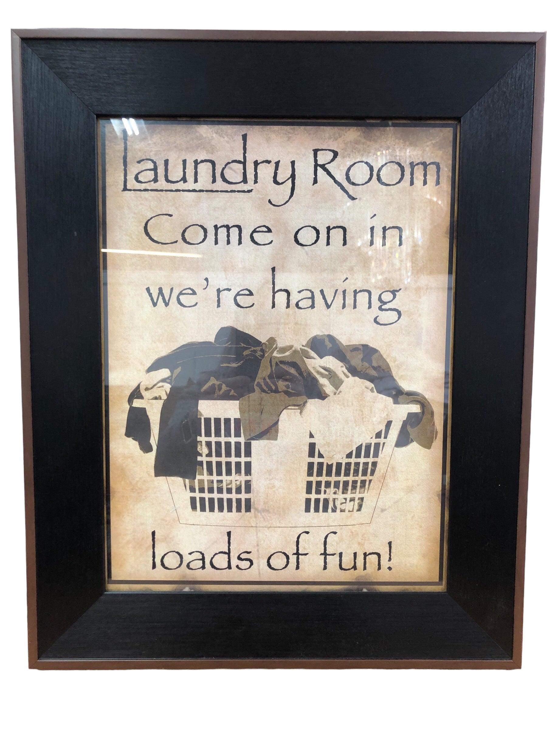 Laundry Room Pic with Frame