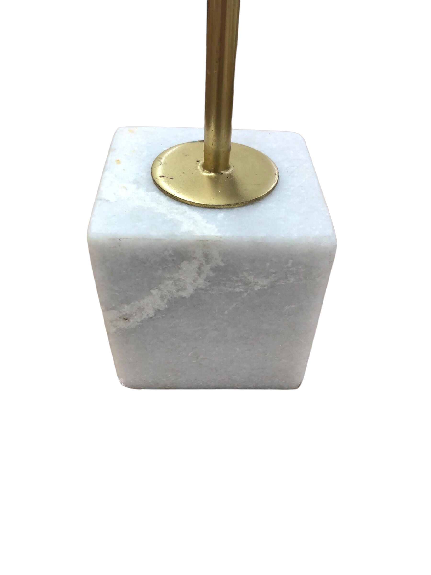 Gold Spike Ball on Marble Base