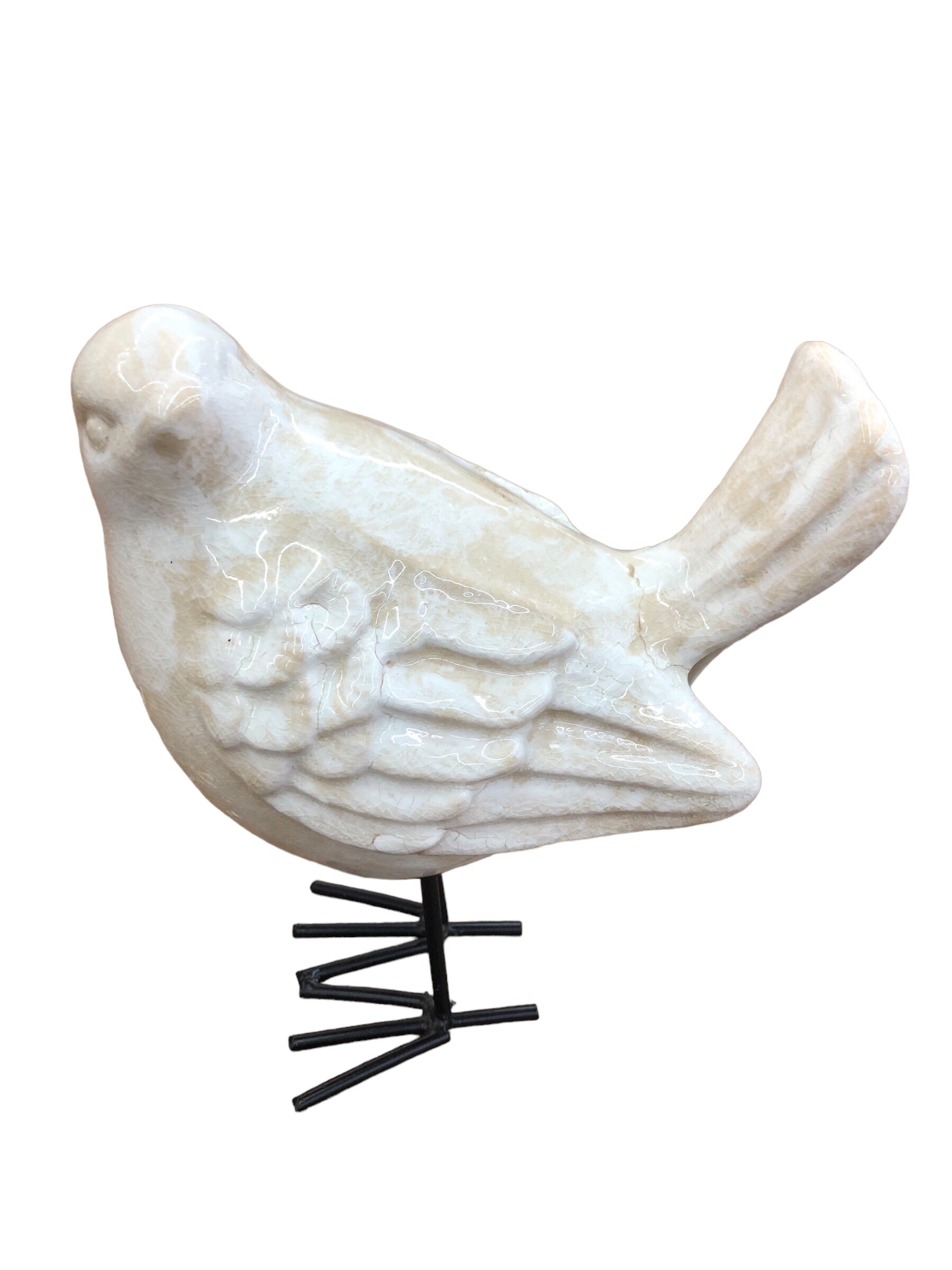 Ceramic Bird Beige