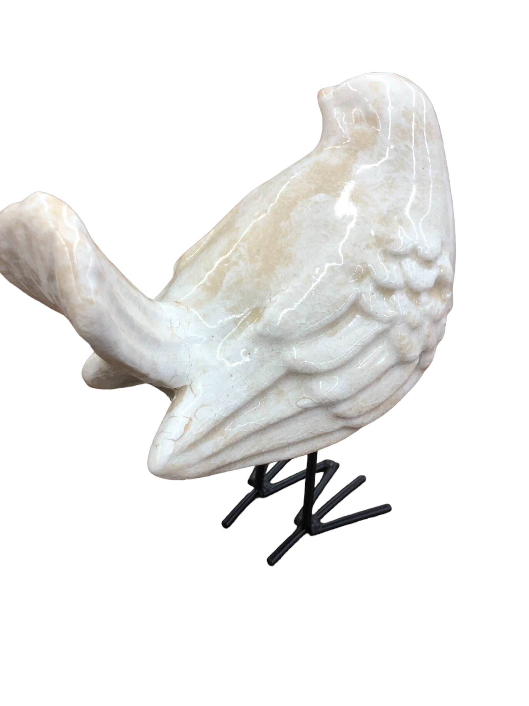 Ceramic Bird Beige