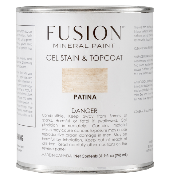 Gel Stain and Top Coat-Patina