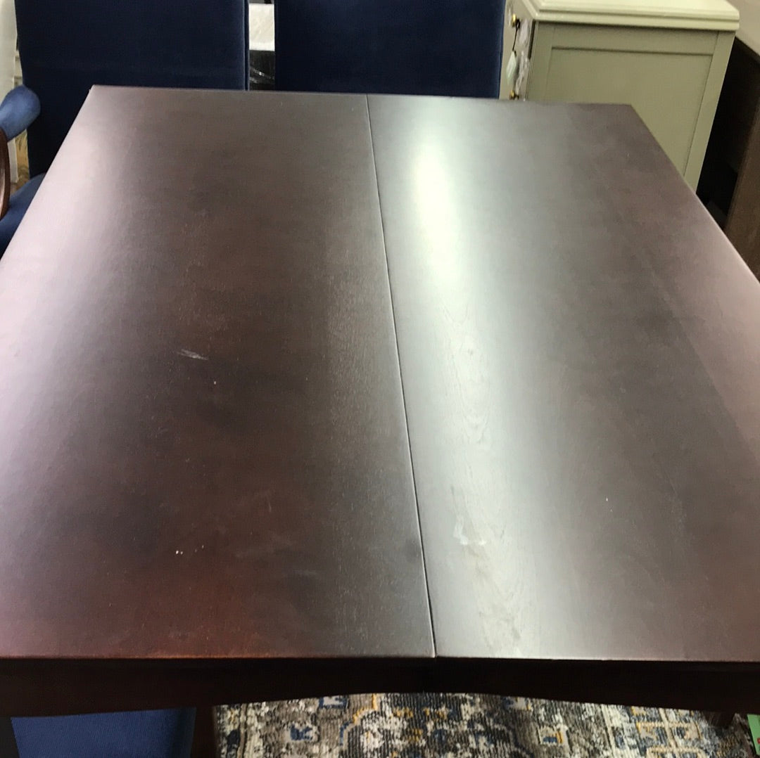 Wood Dining Table  54"L x 36"H