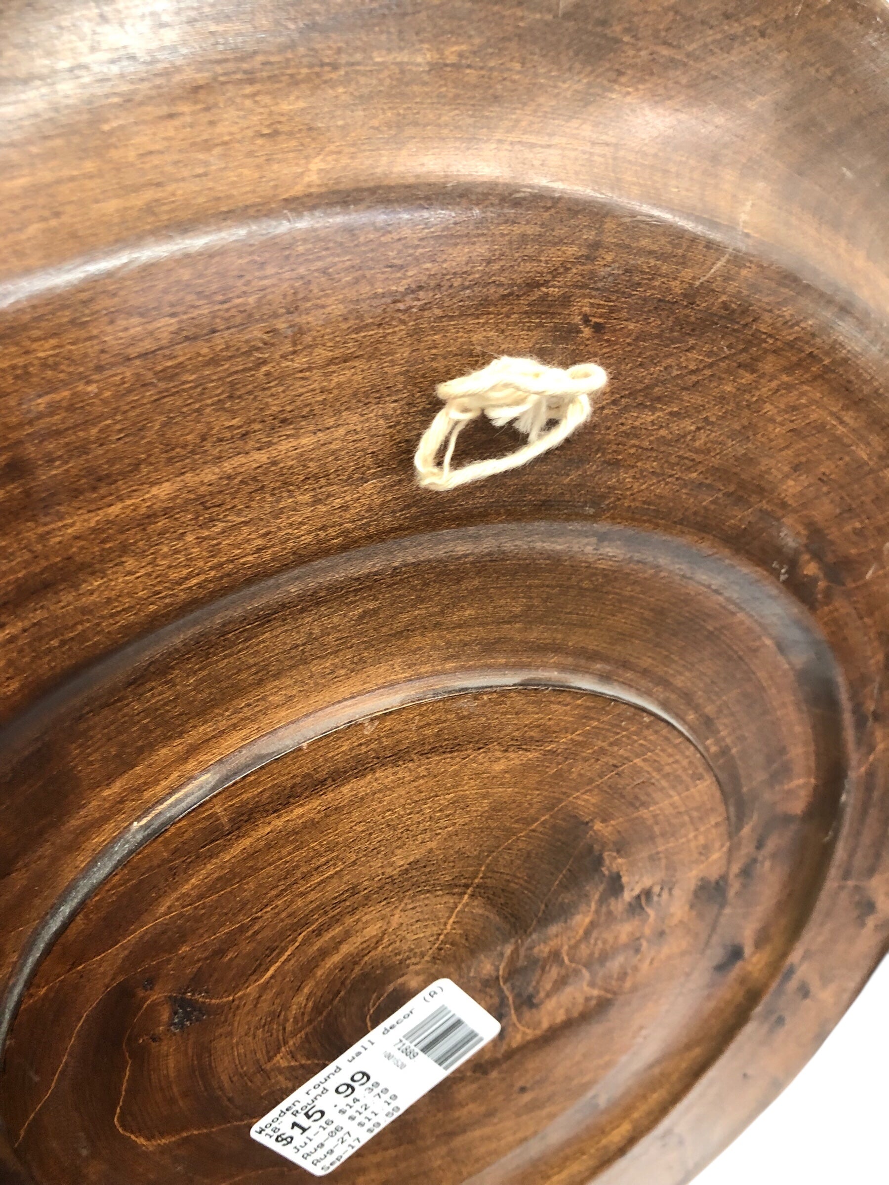 Wooden round wall decor (A)