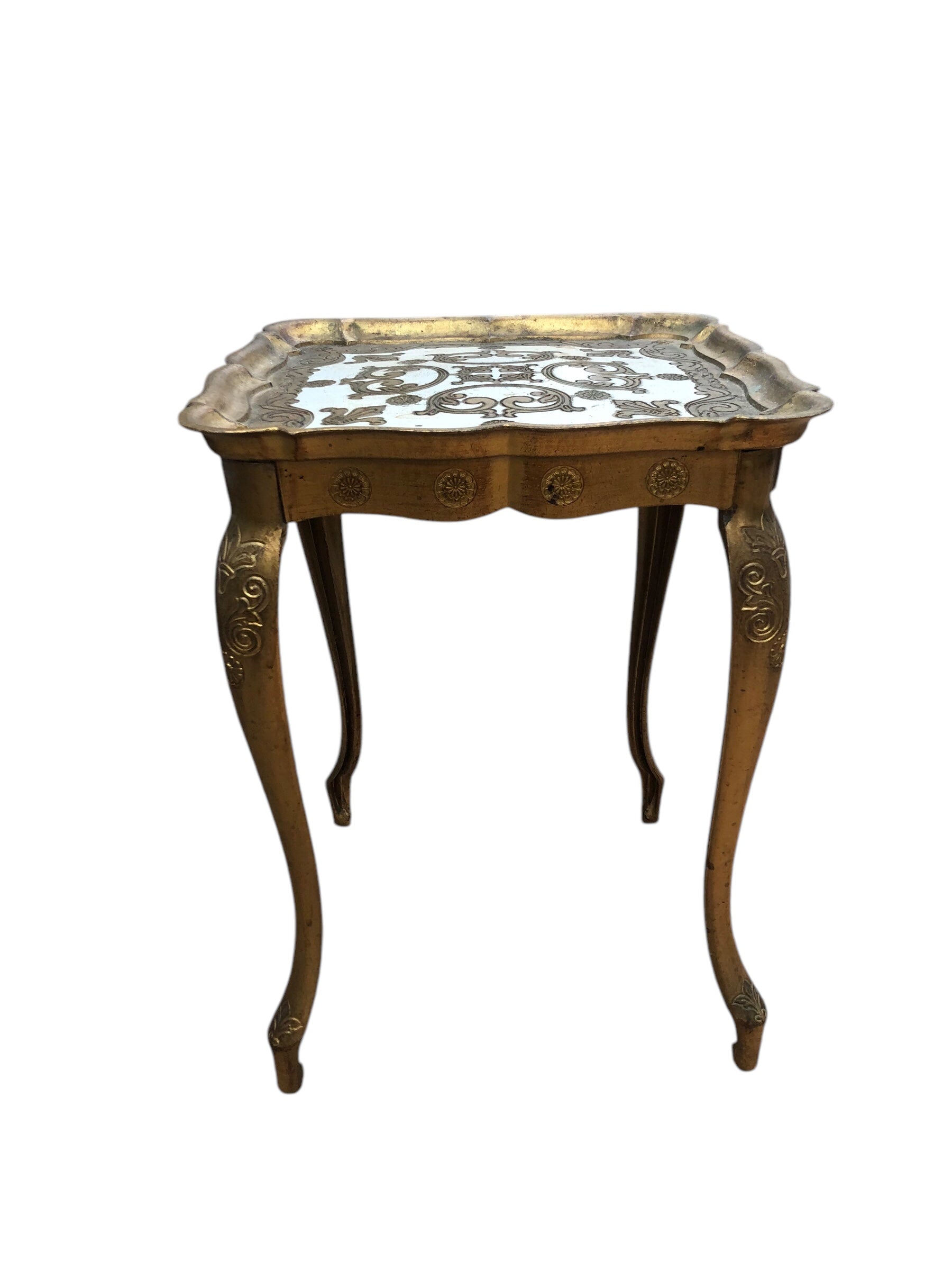 Plastic Ornate Side Table