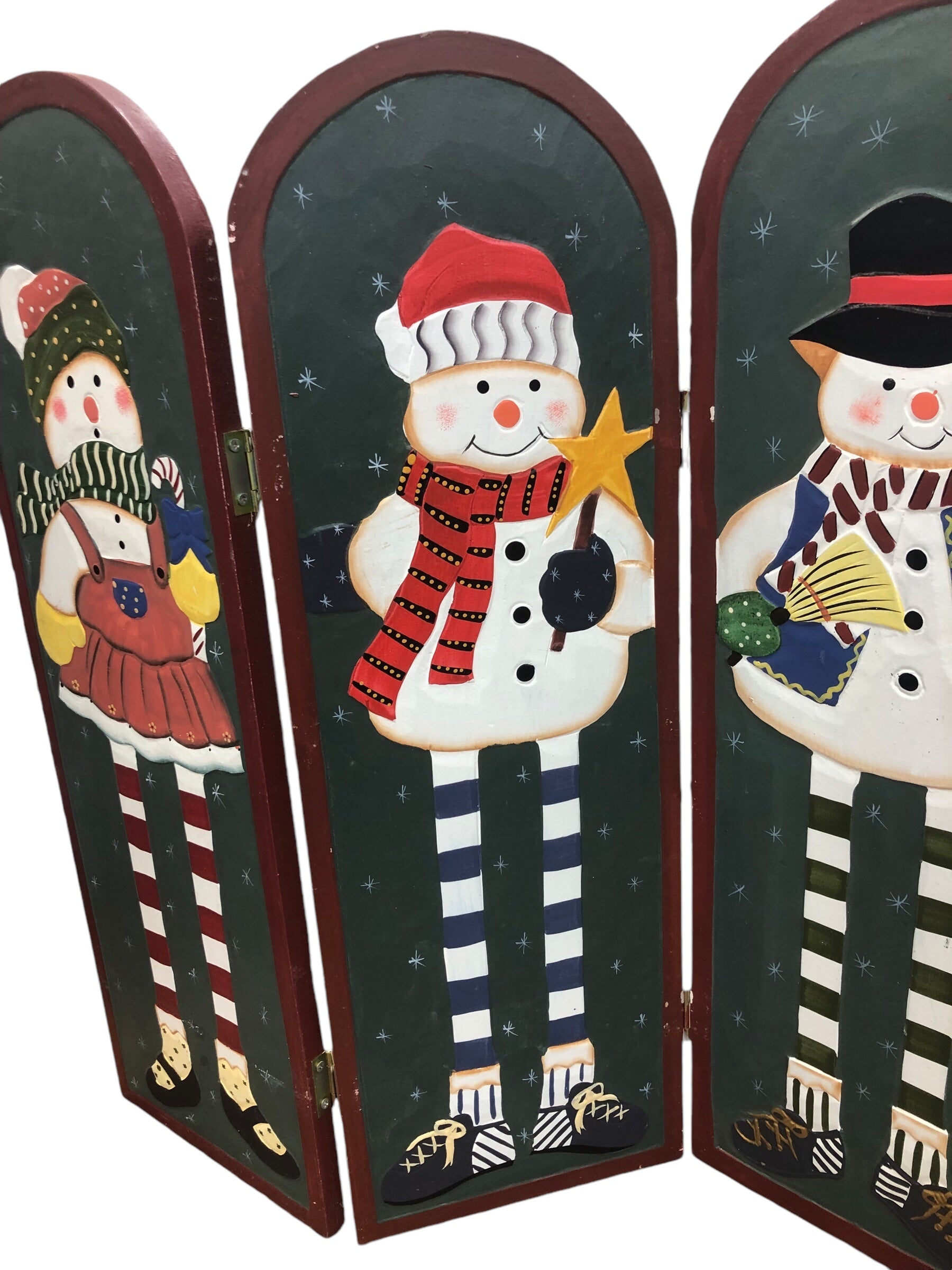 Mini Room Divider Long Legged Snowman