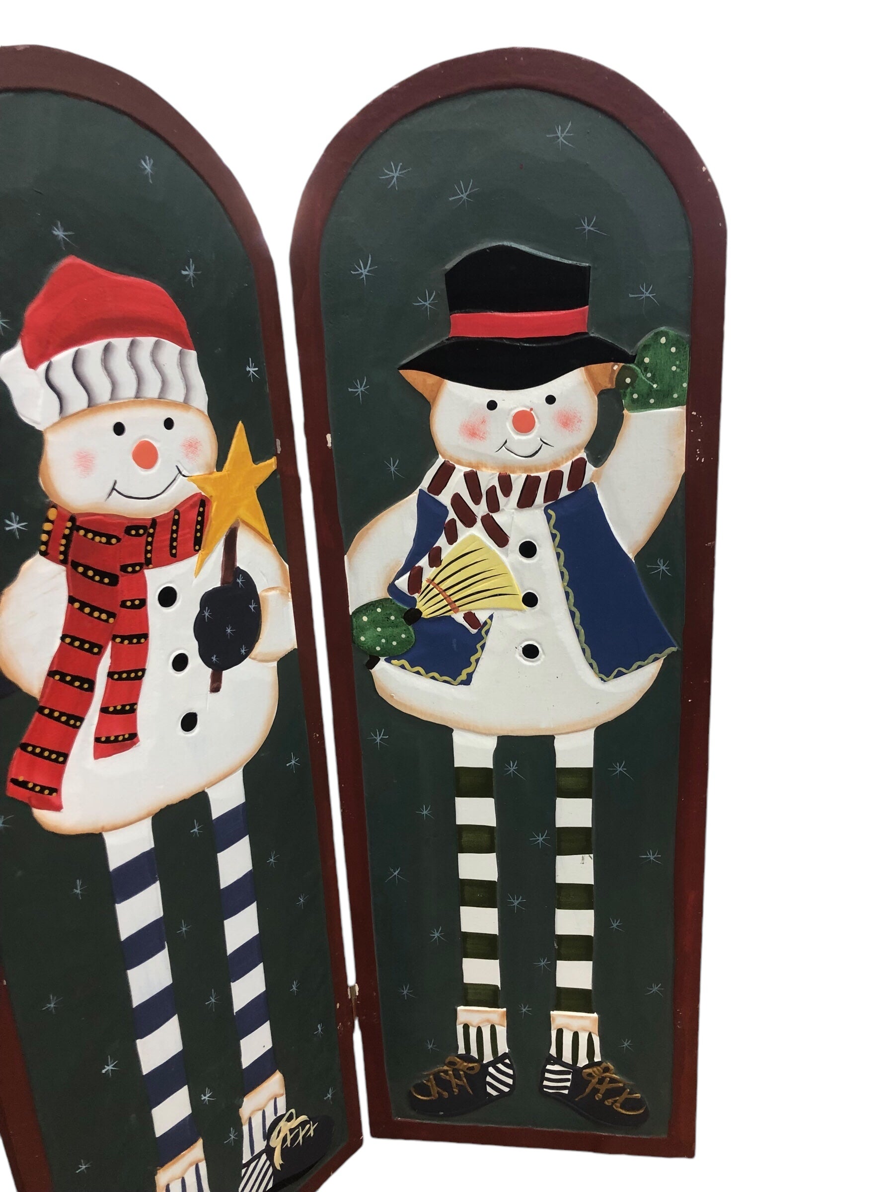 Mini Room Divider Long Legged Snowman