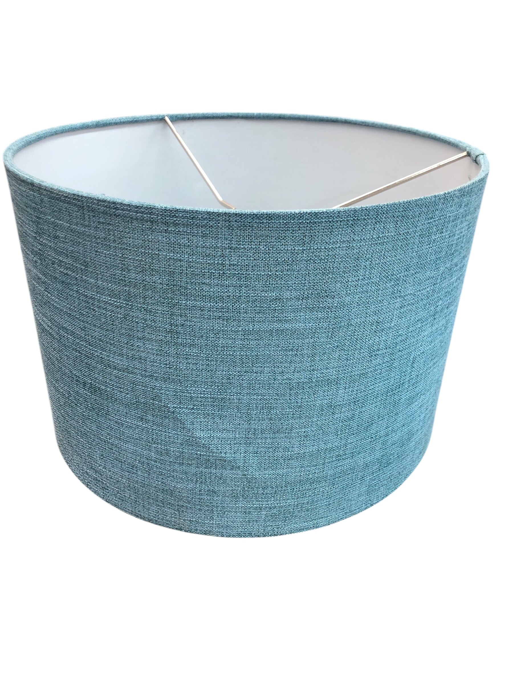 Blue lamp shade