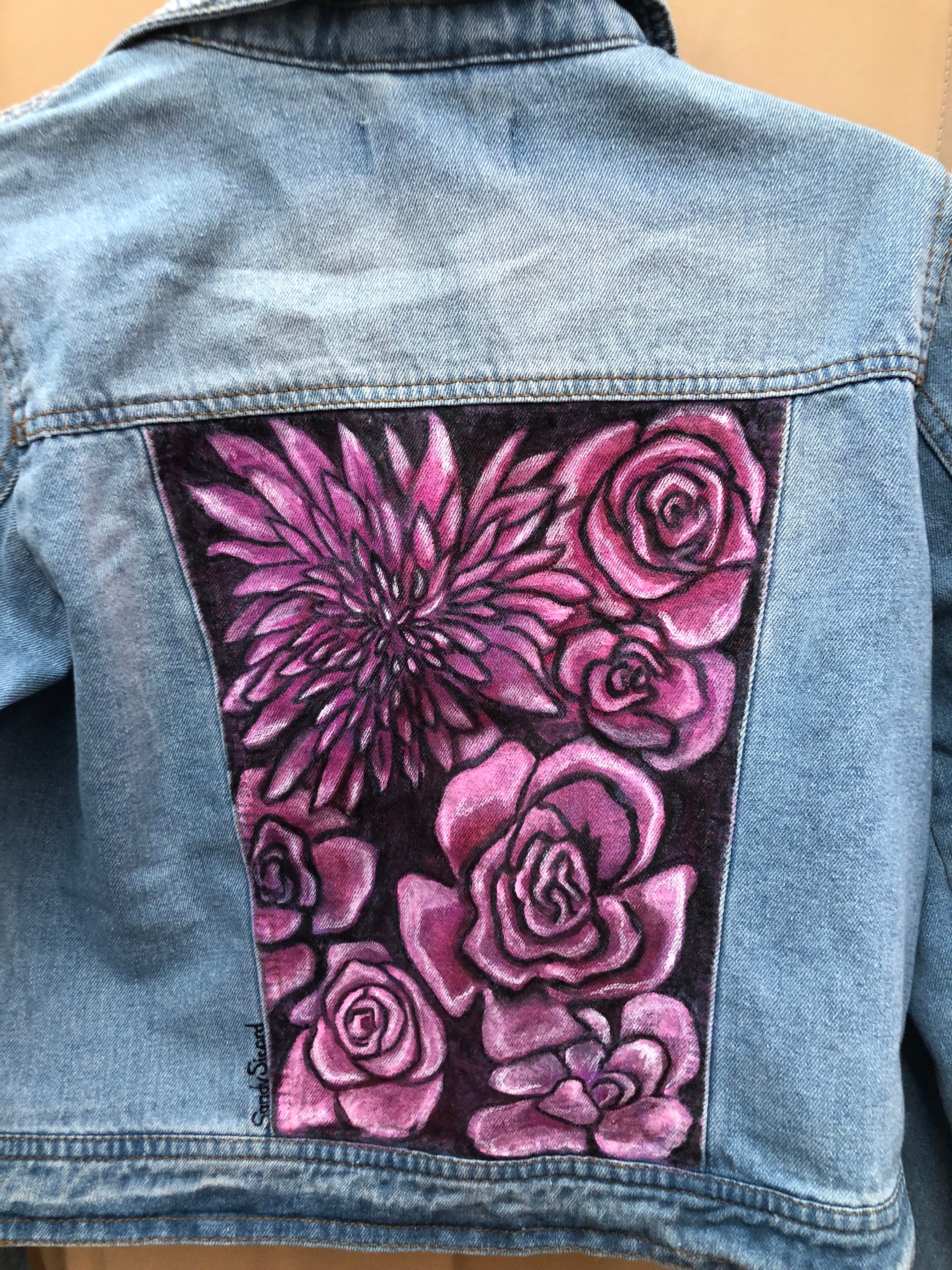 Pink flower jacket