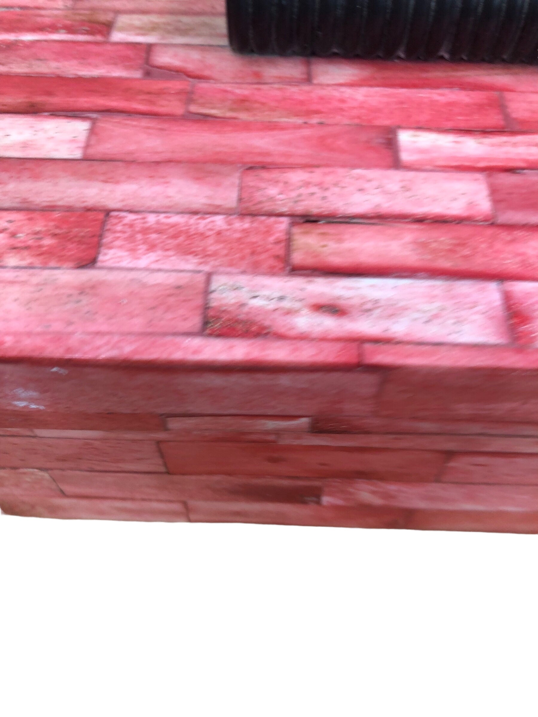 Pink treasure box/blk handle