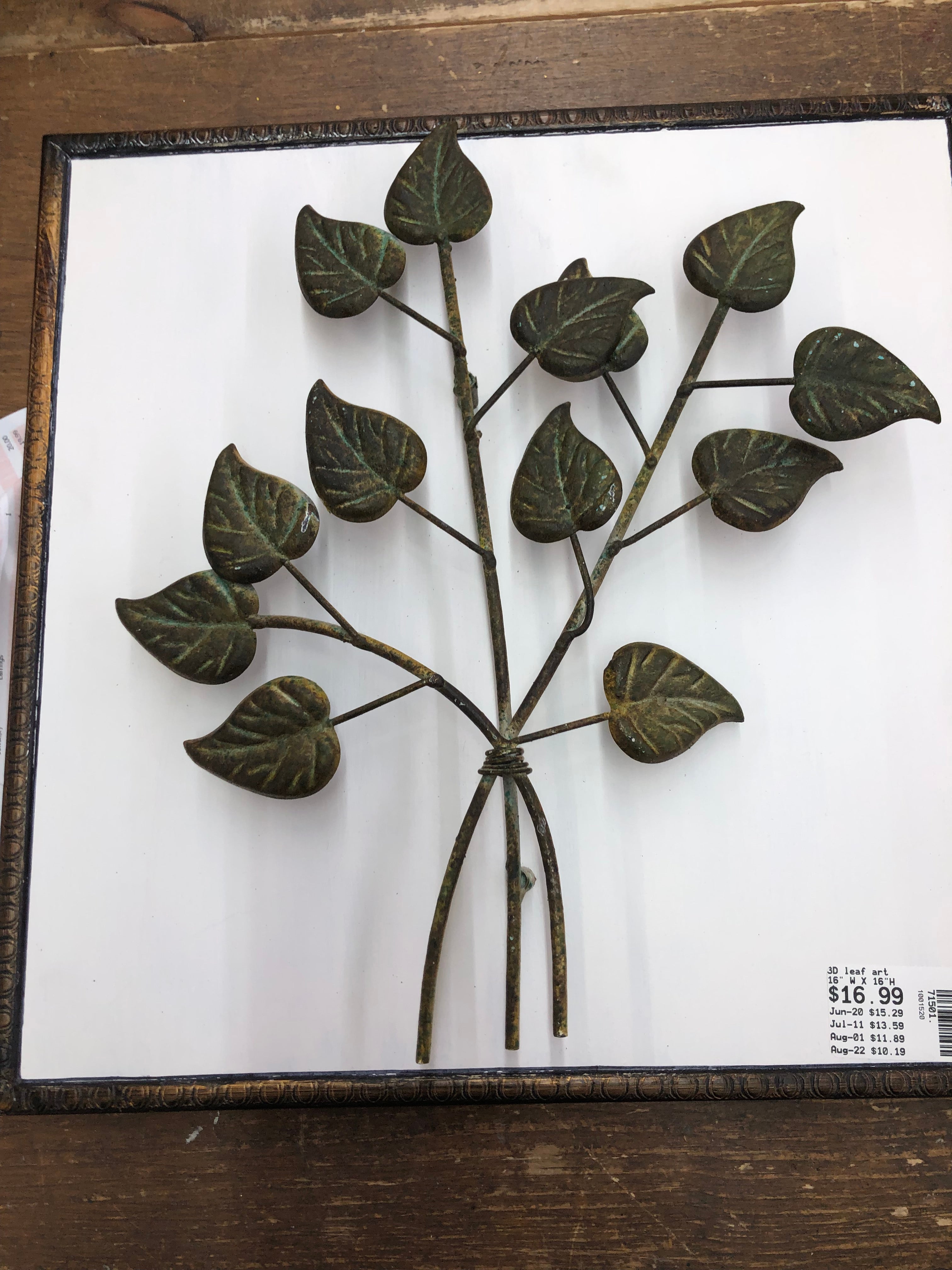 3D leaf art