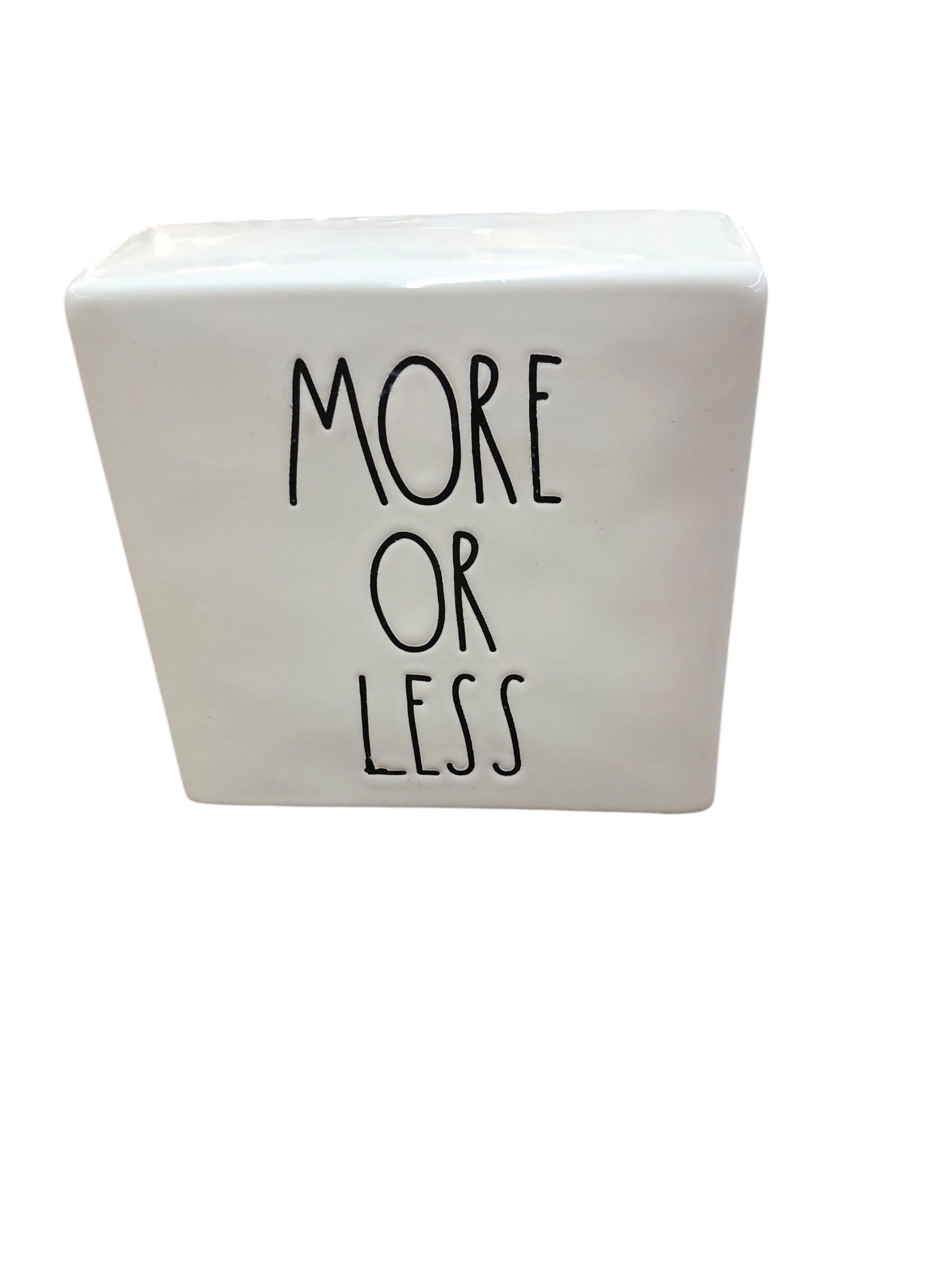 More or less