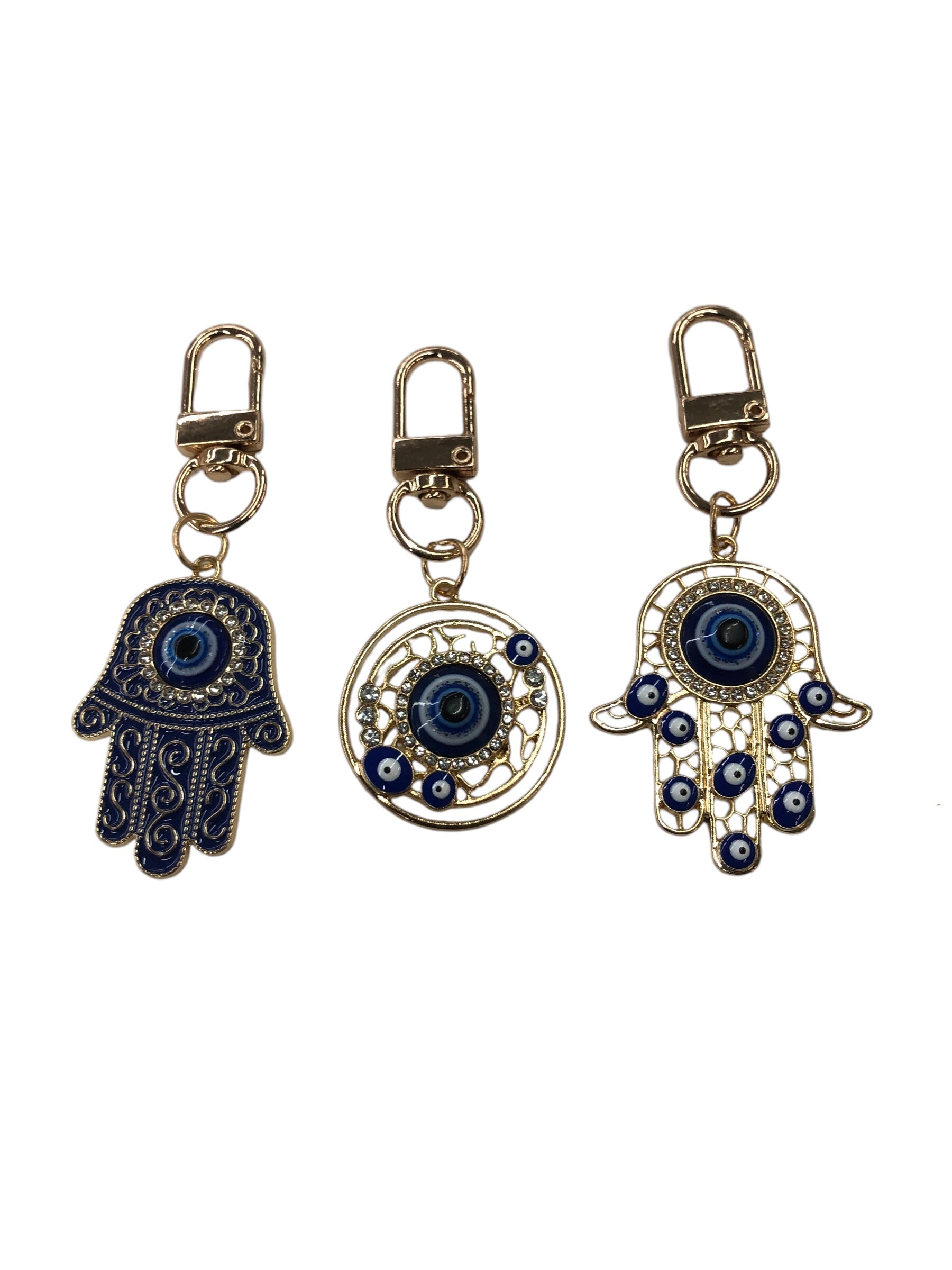 Evil eye Gold keychain