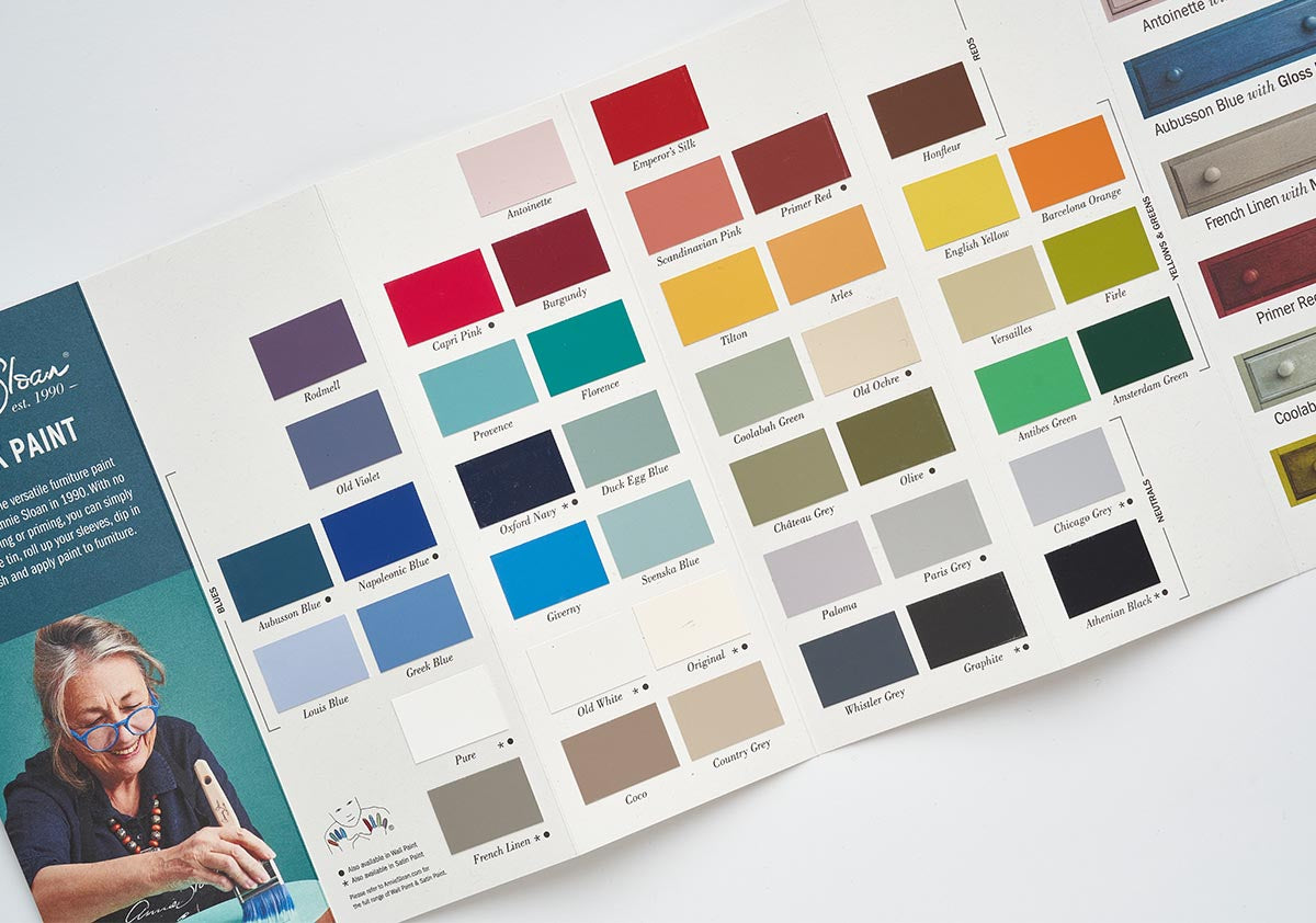 Global Chalk Paint Colour Card 2022