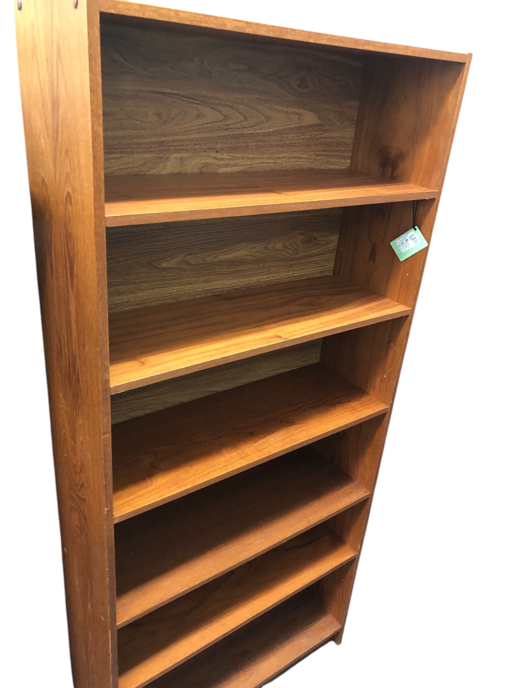 Faux Teak Bookshelf