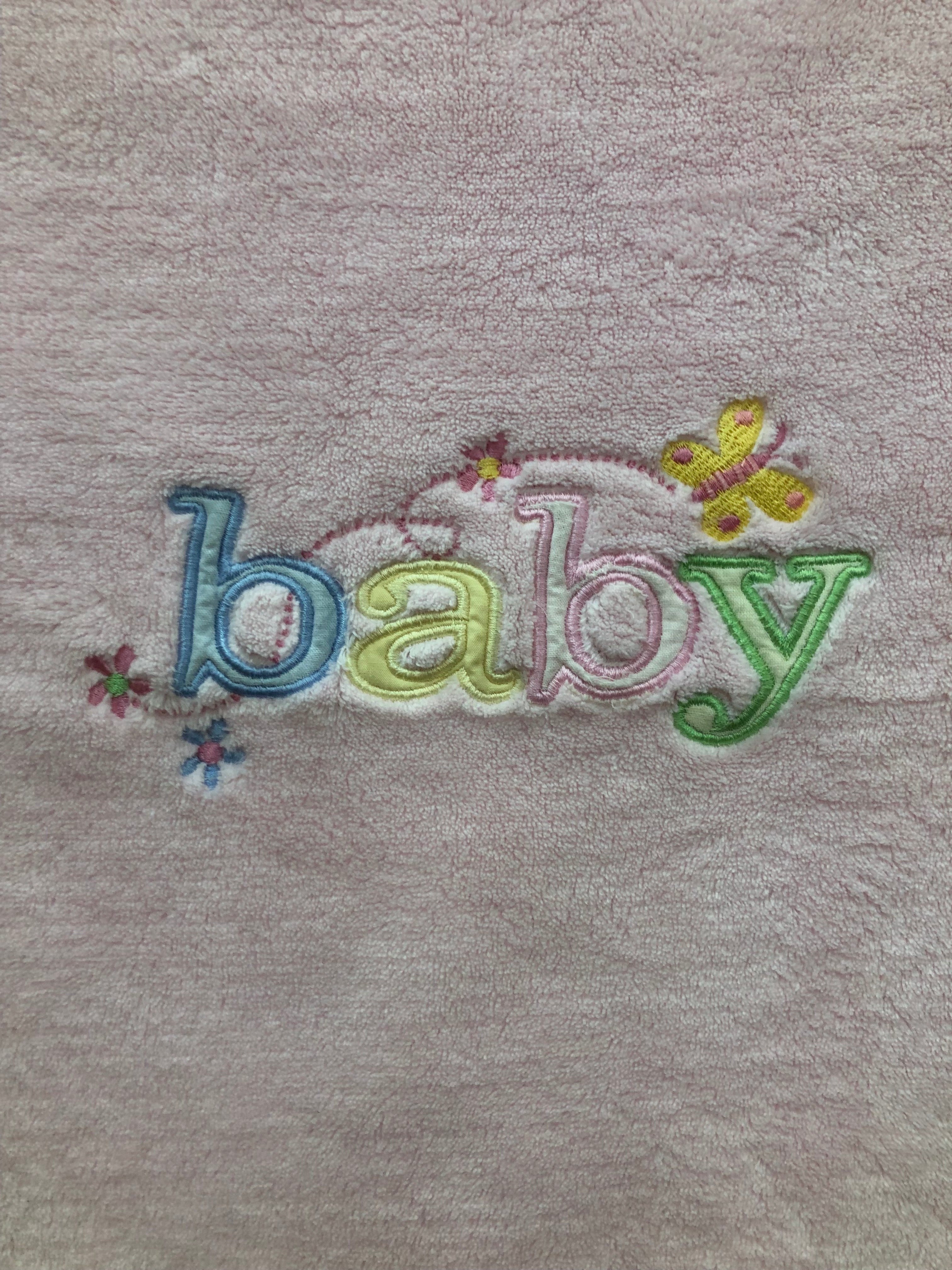 Pink Baby Throw (Carters)