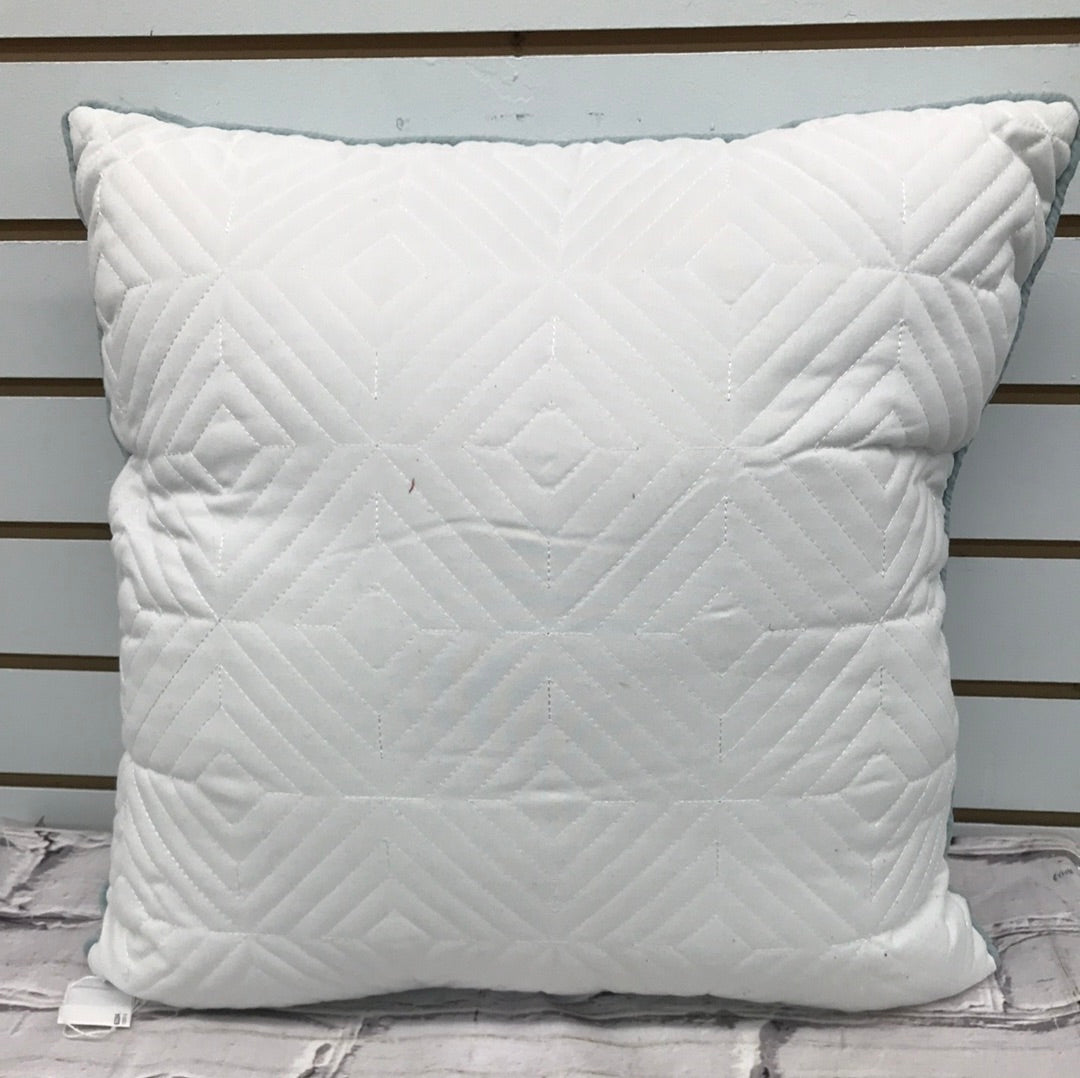 White Embroidered Pillow