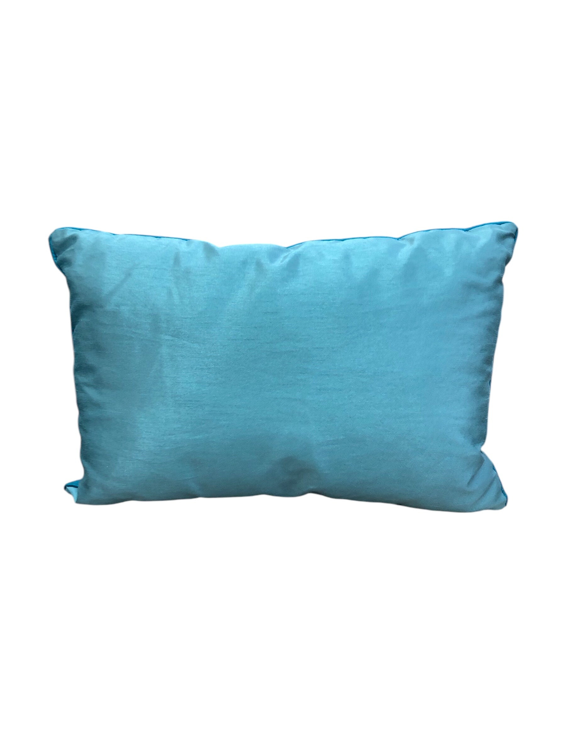 Blue Teal/LT. Blue Pillow Oblong