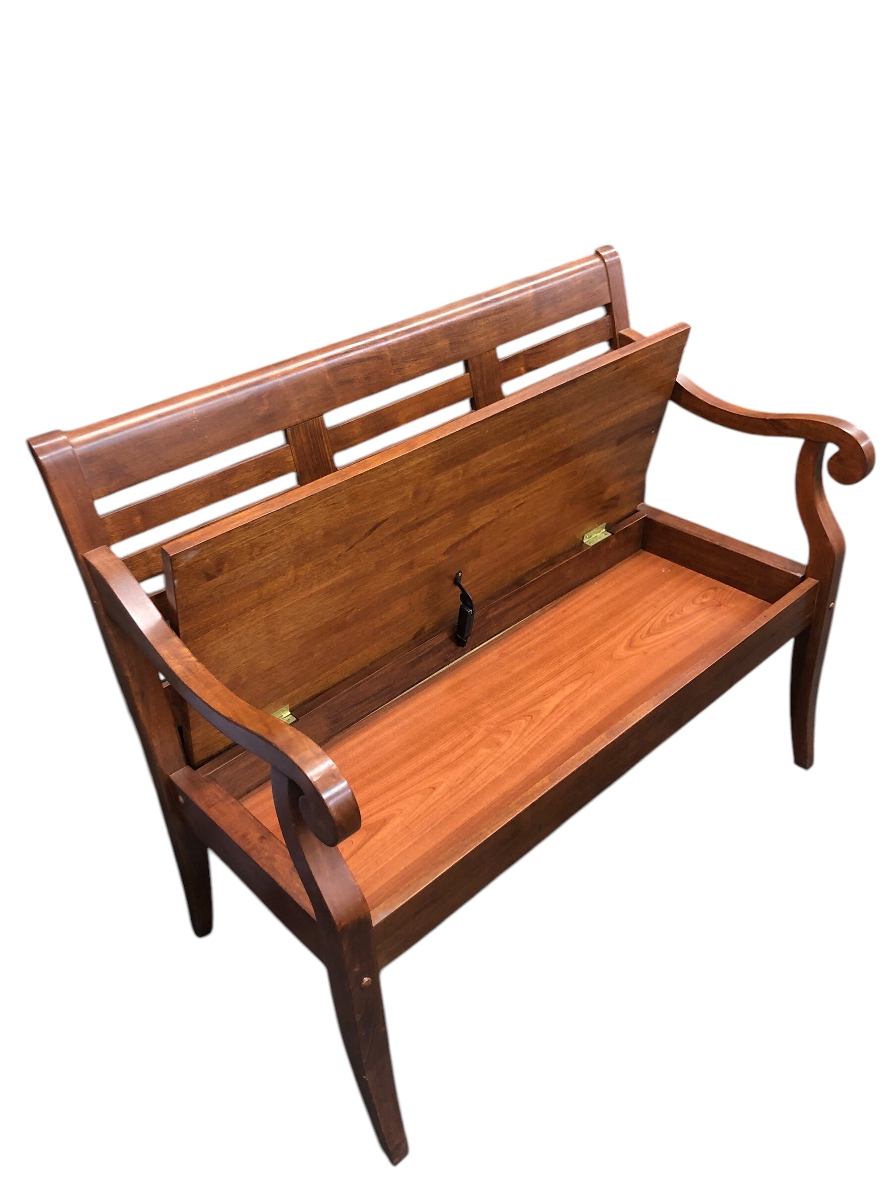 Wooden Bench with Storage