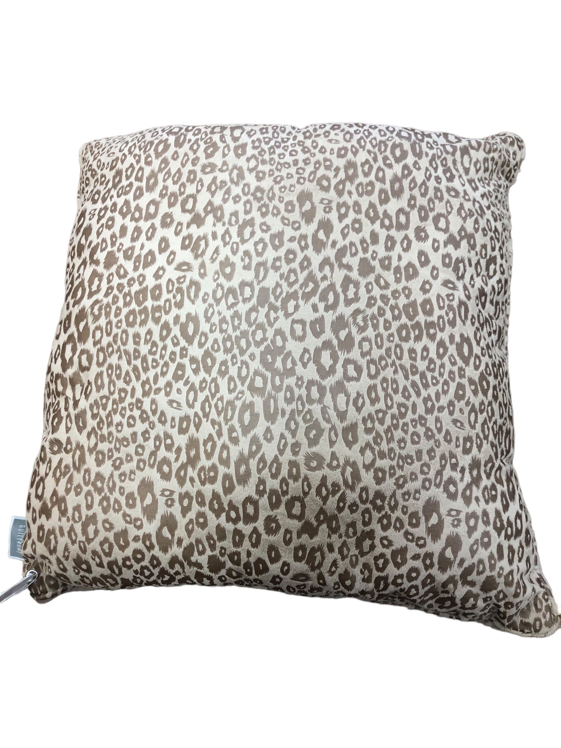 Leopard accent pillow