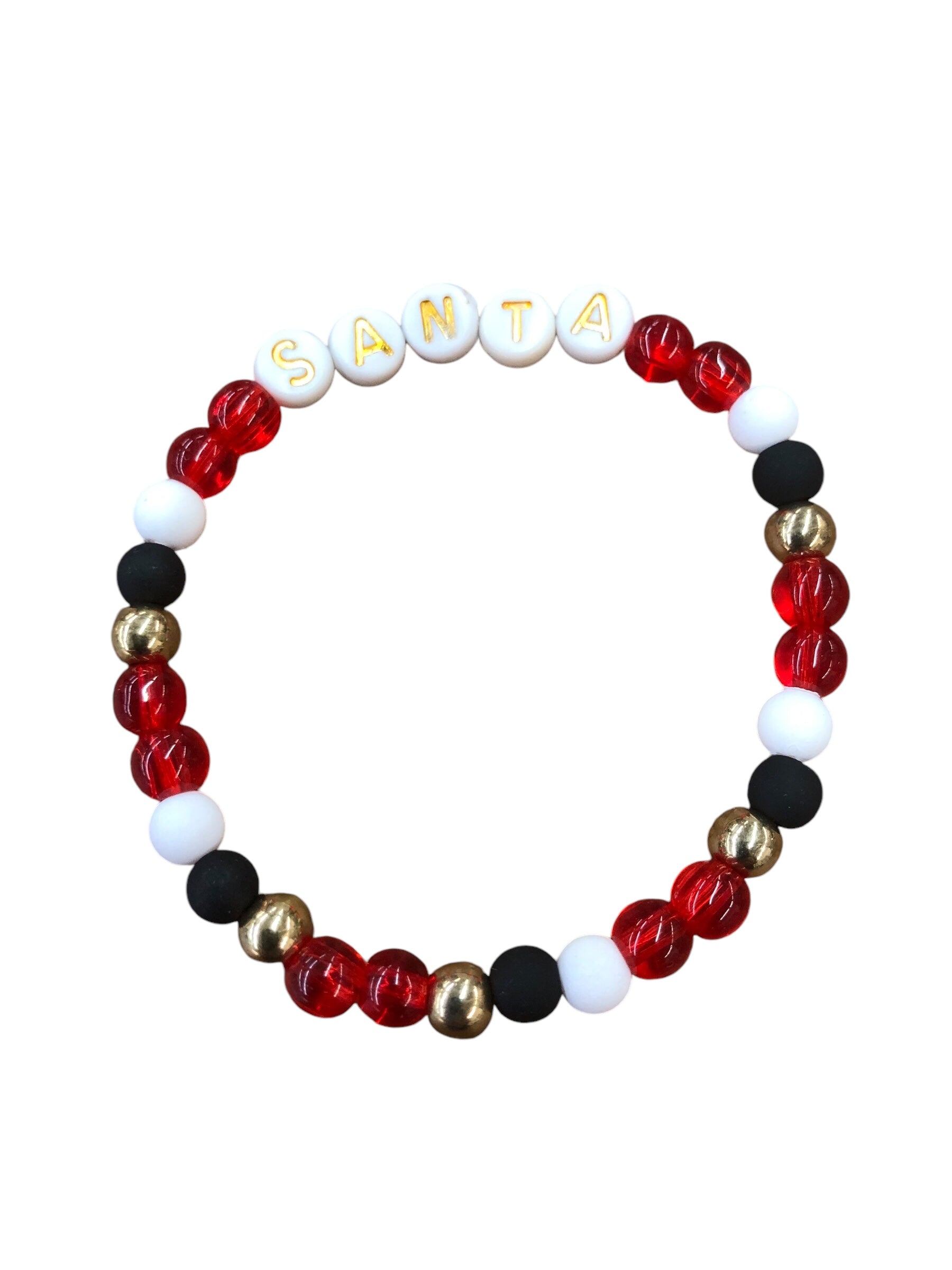 Santa I Know Him bracelet set