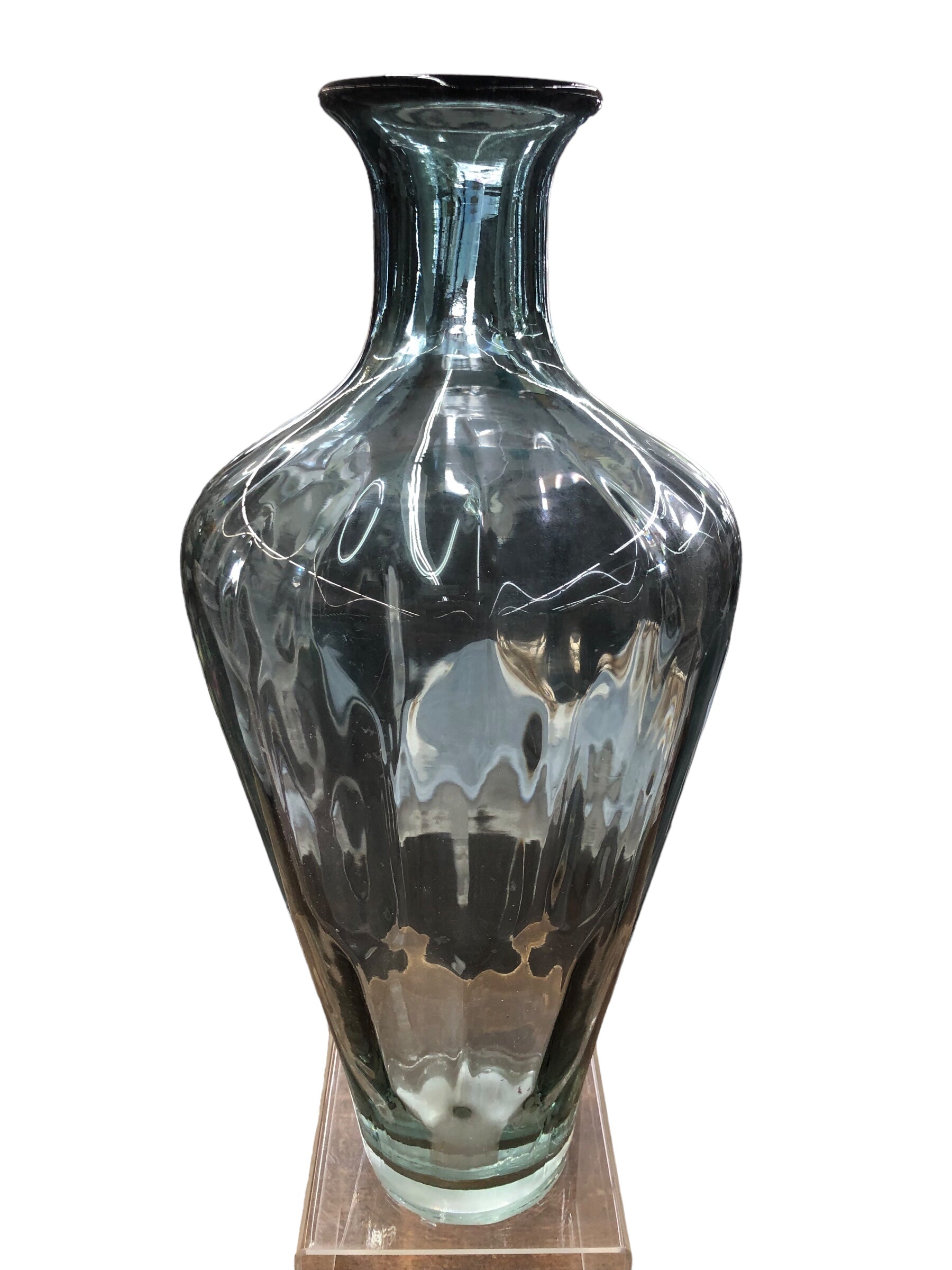 Smoke Glass Vase