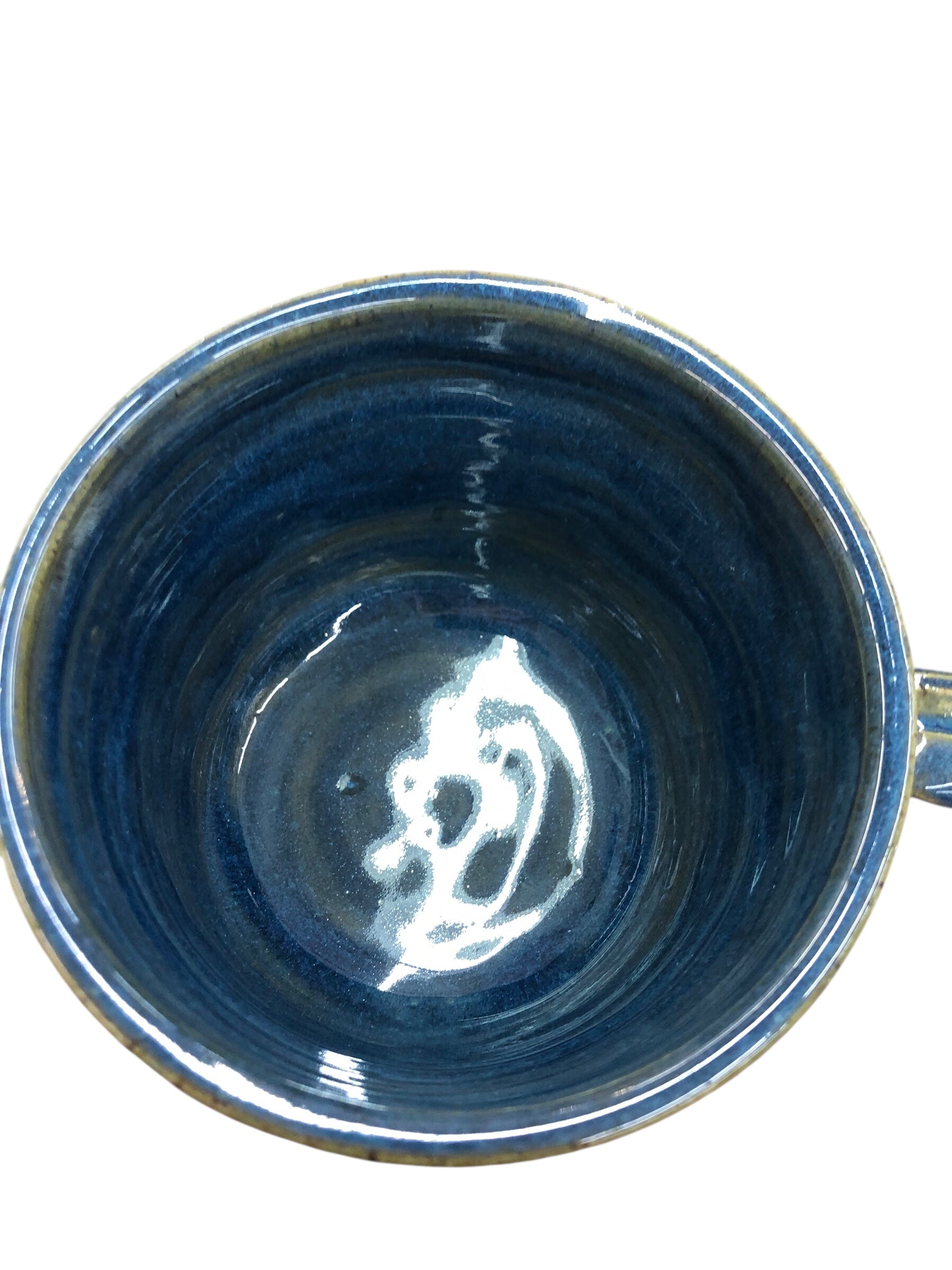 Handmade Pottery Mug Blue C