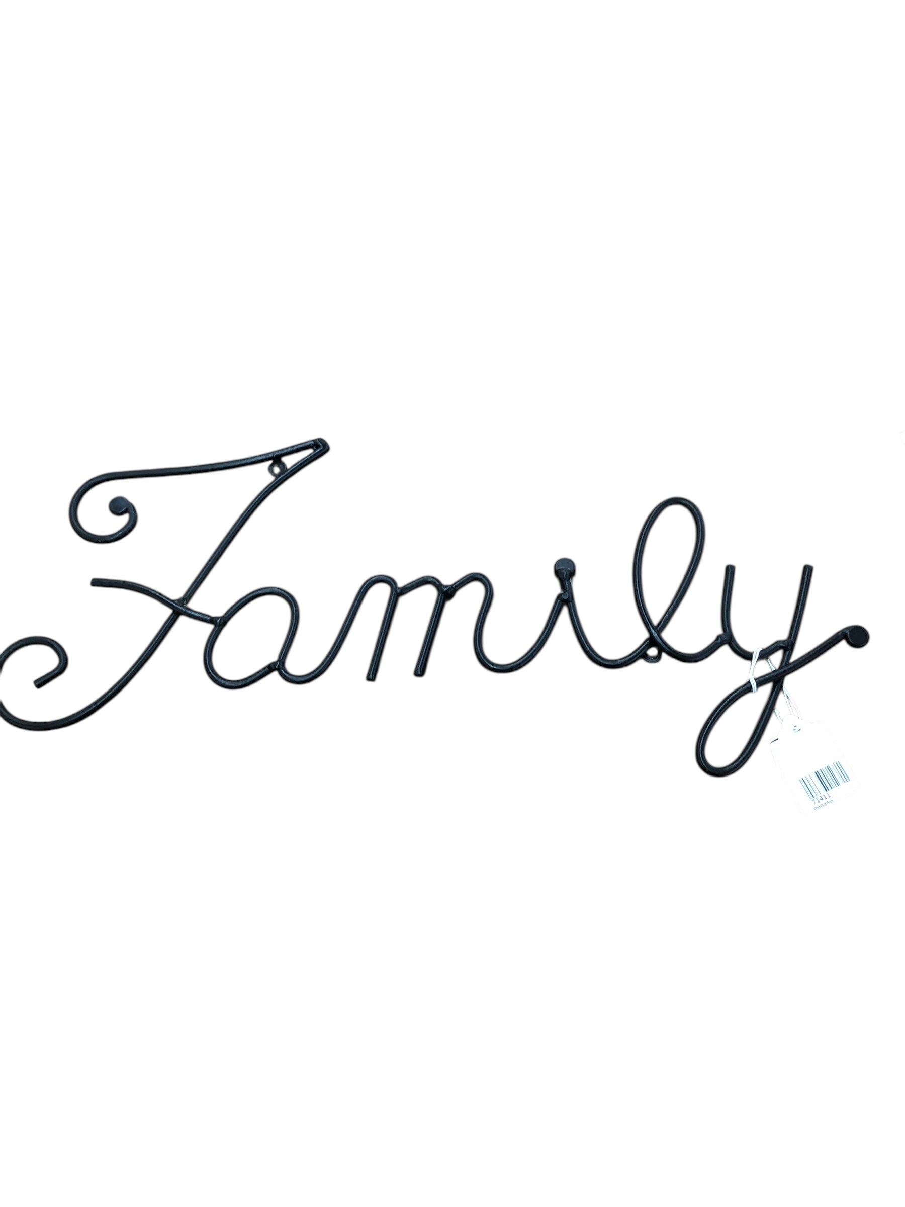Family Metal Wall Decor