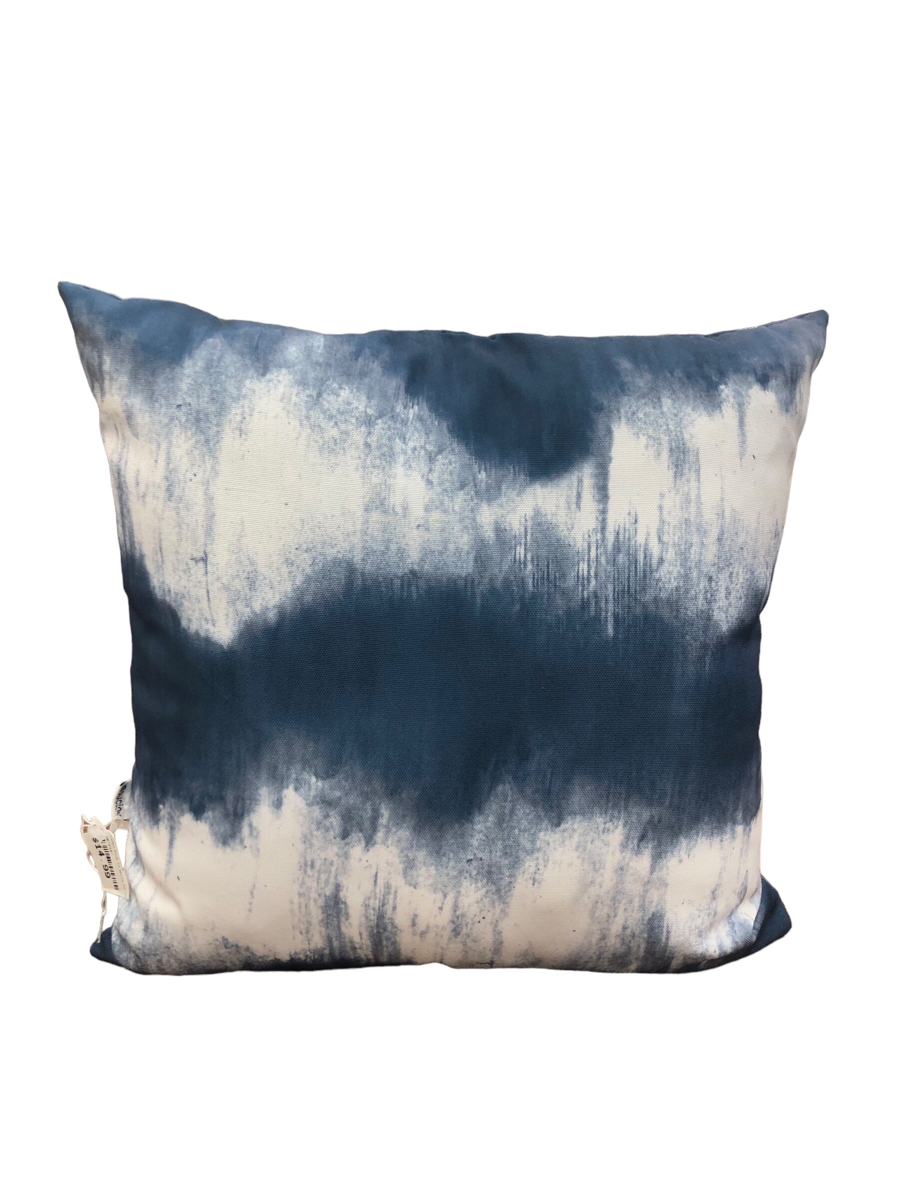 Faded Blue to White Pillow