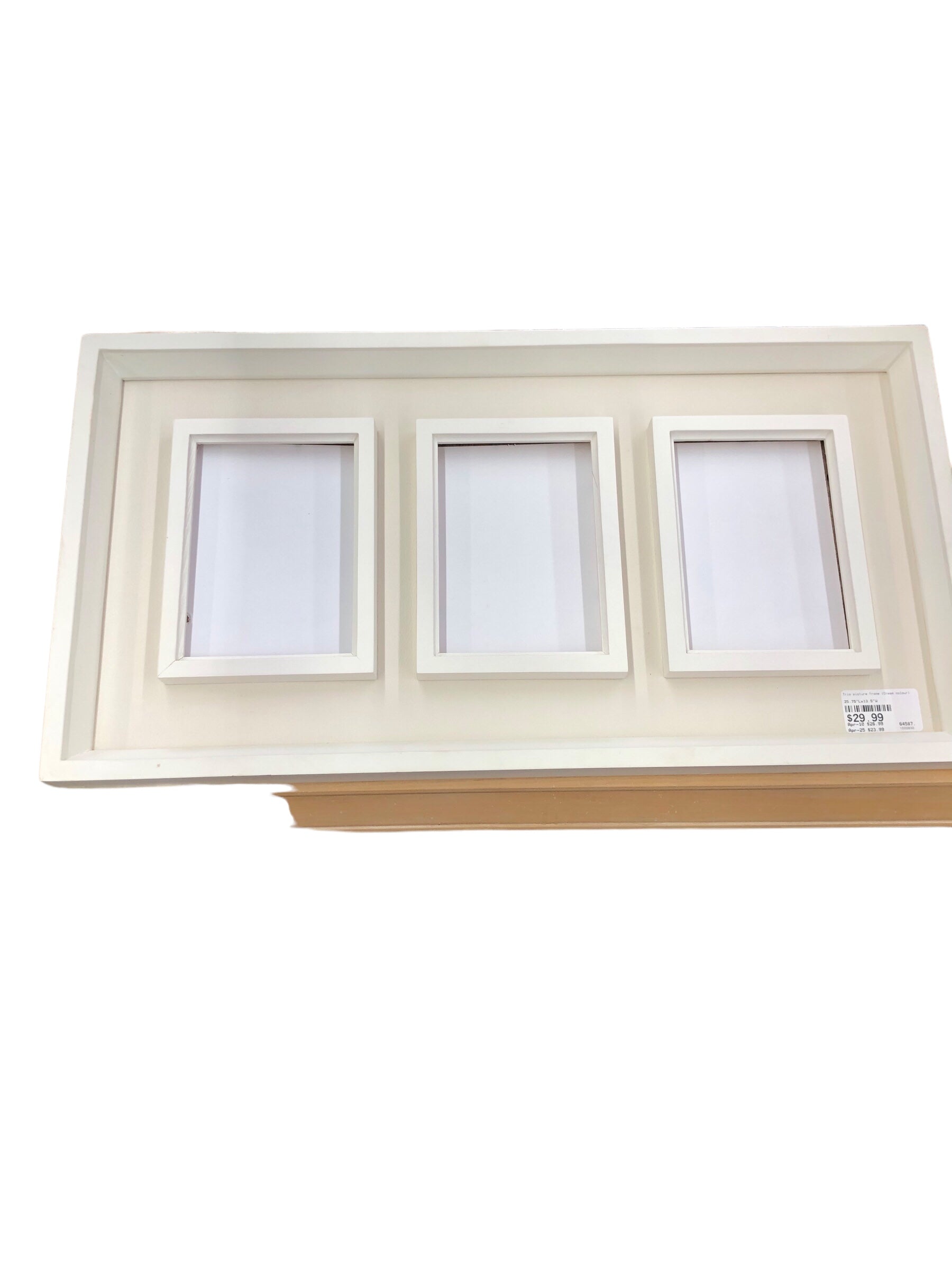 Trio picture frame (Cream colour)