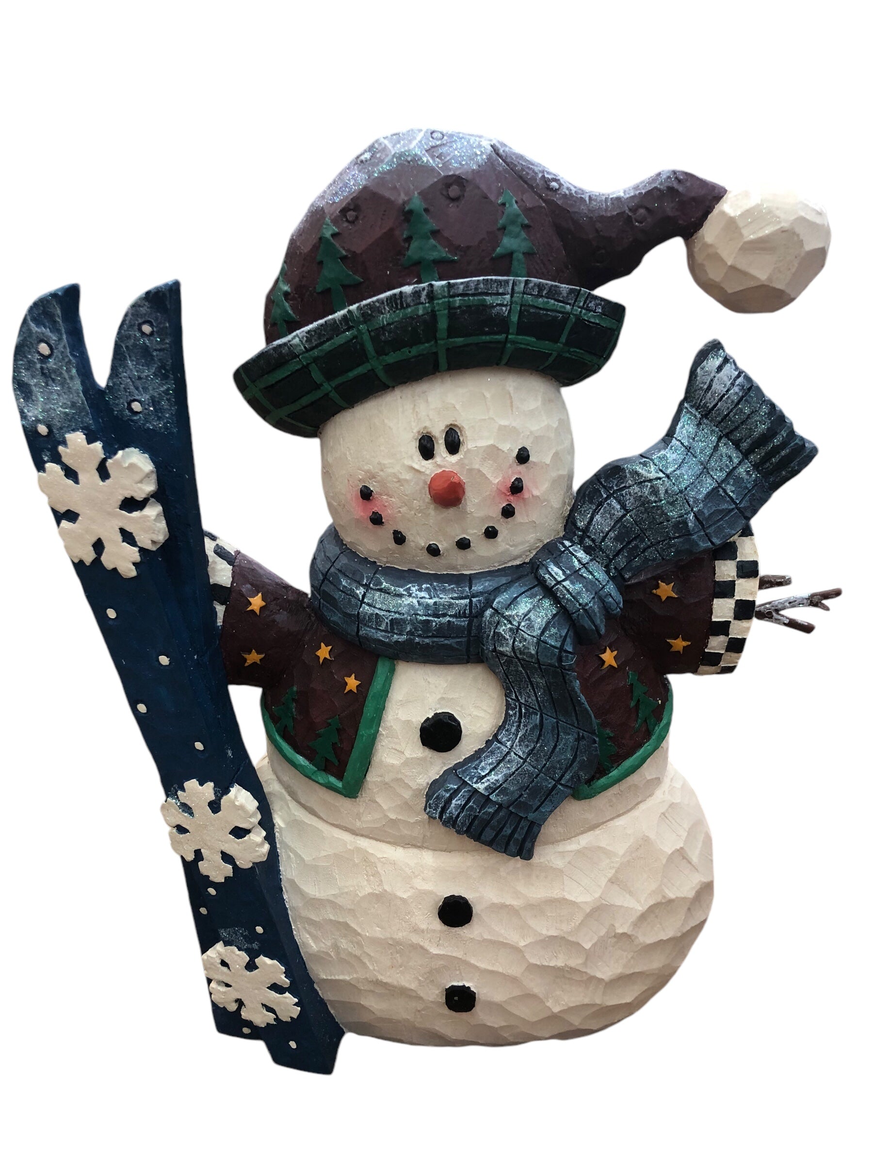 Wooden Snowman