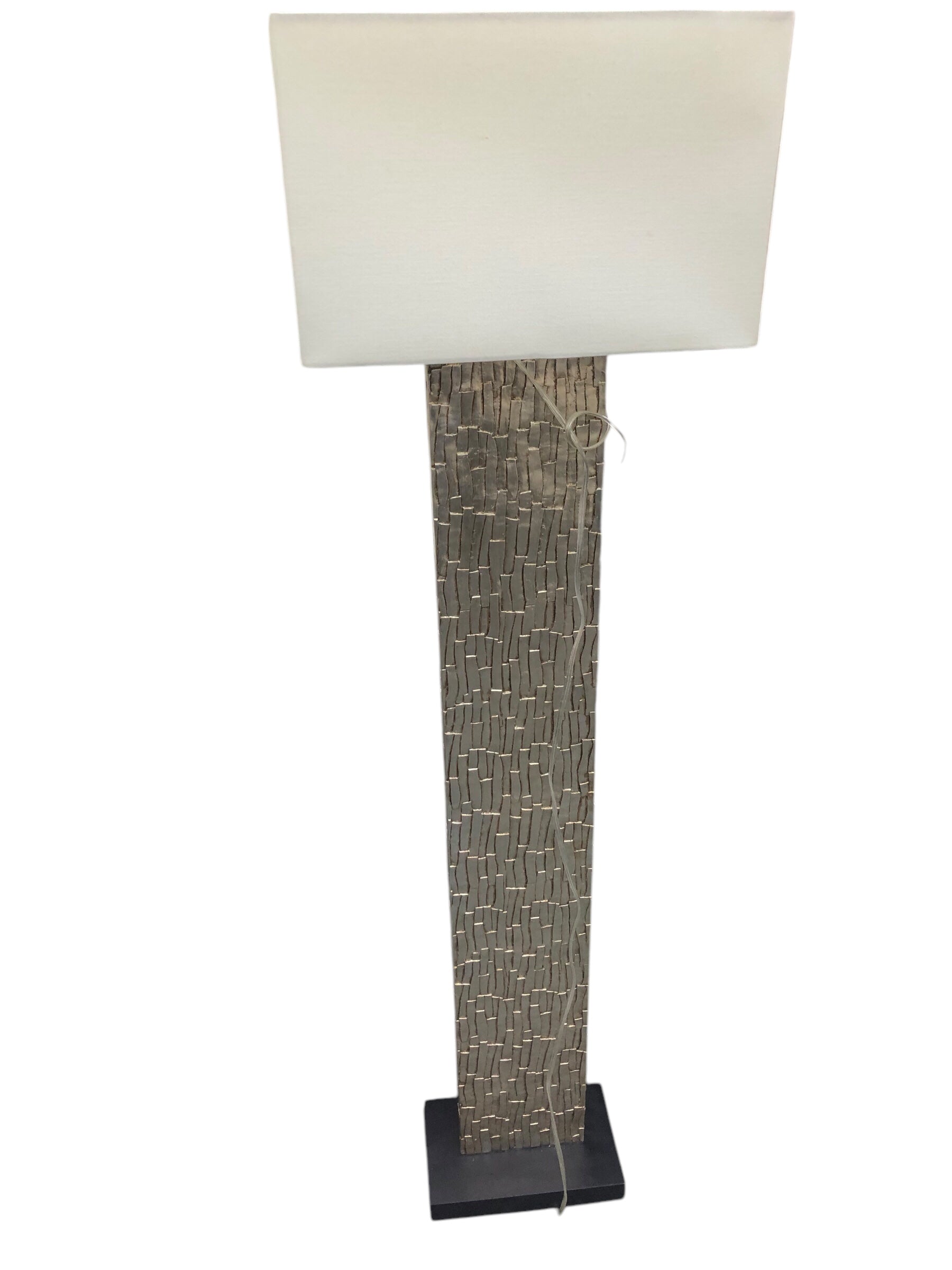 Modern / textured base floor lamp