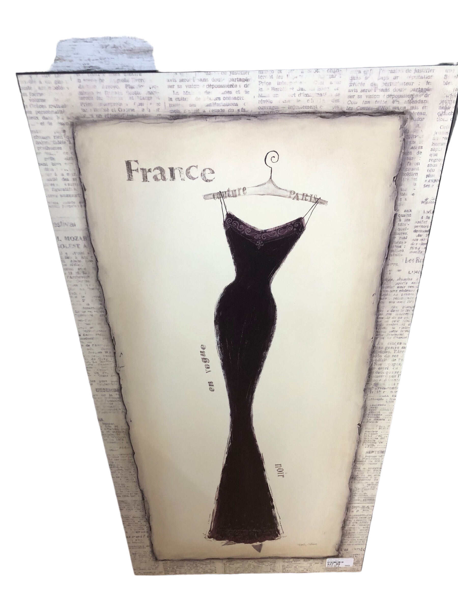 France/ Dress wall art