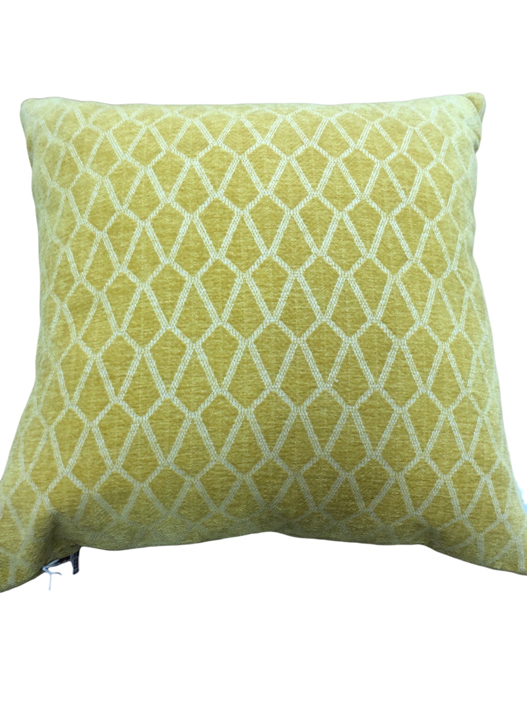 Yellow Square Down Pillow