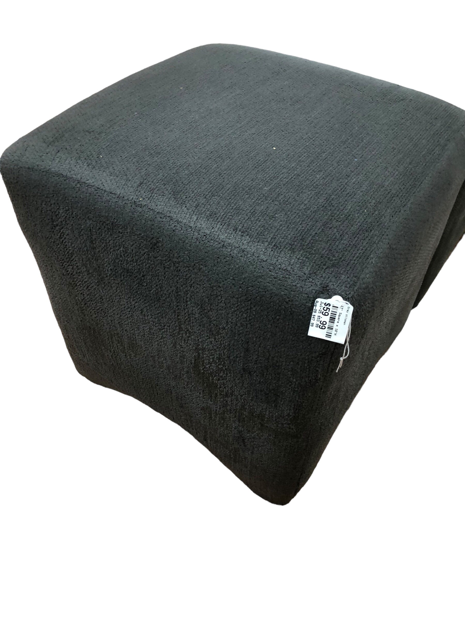 Grey ottoman