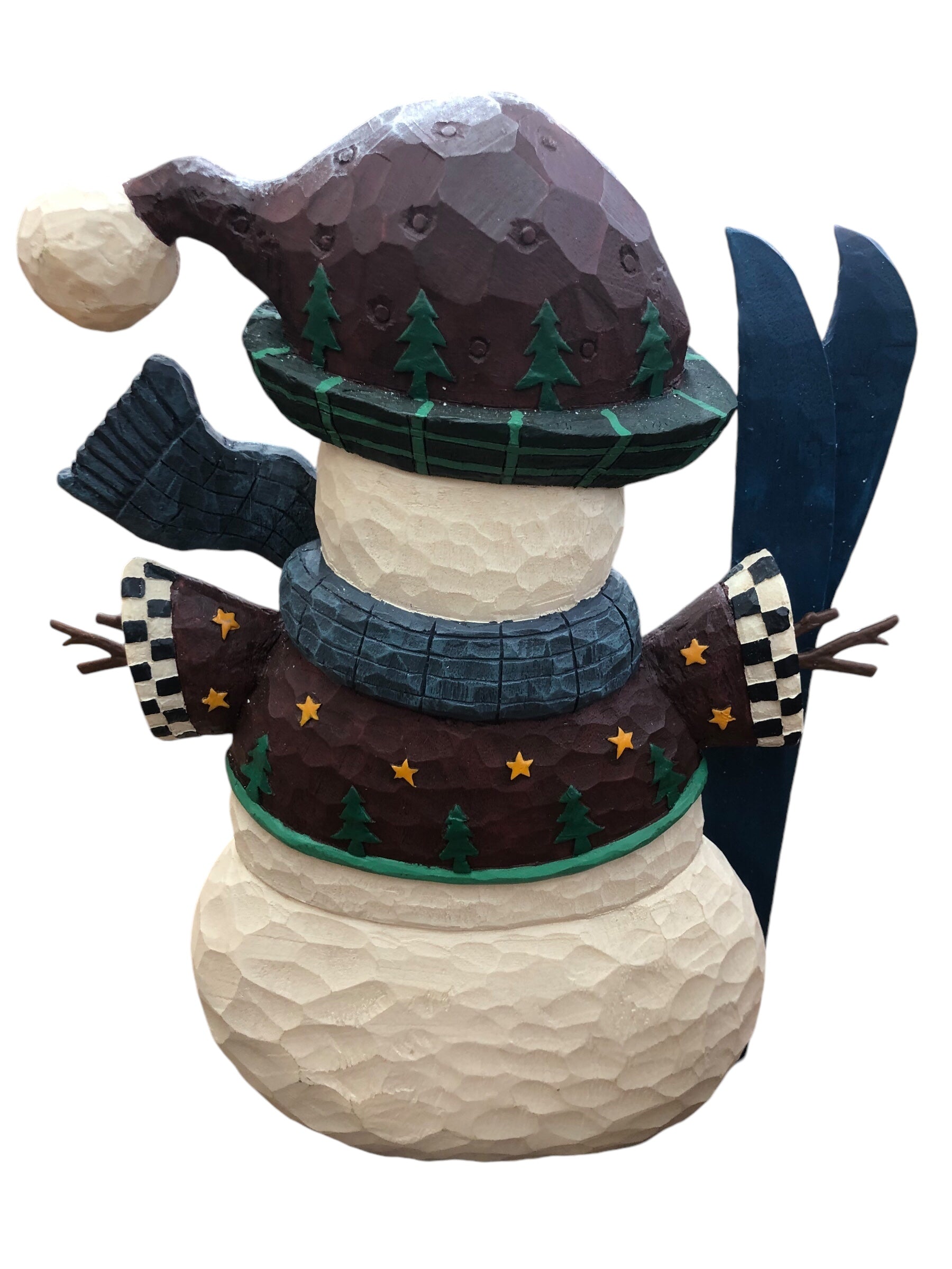 Wooden Snowman