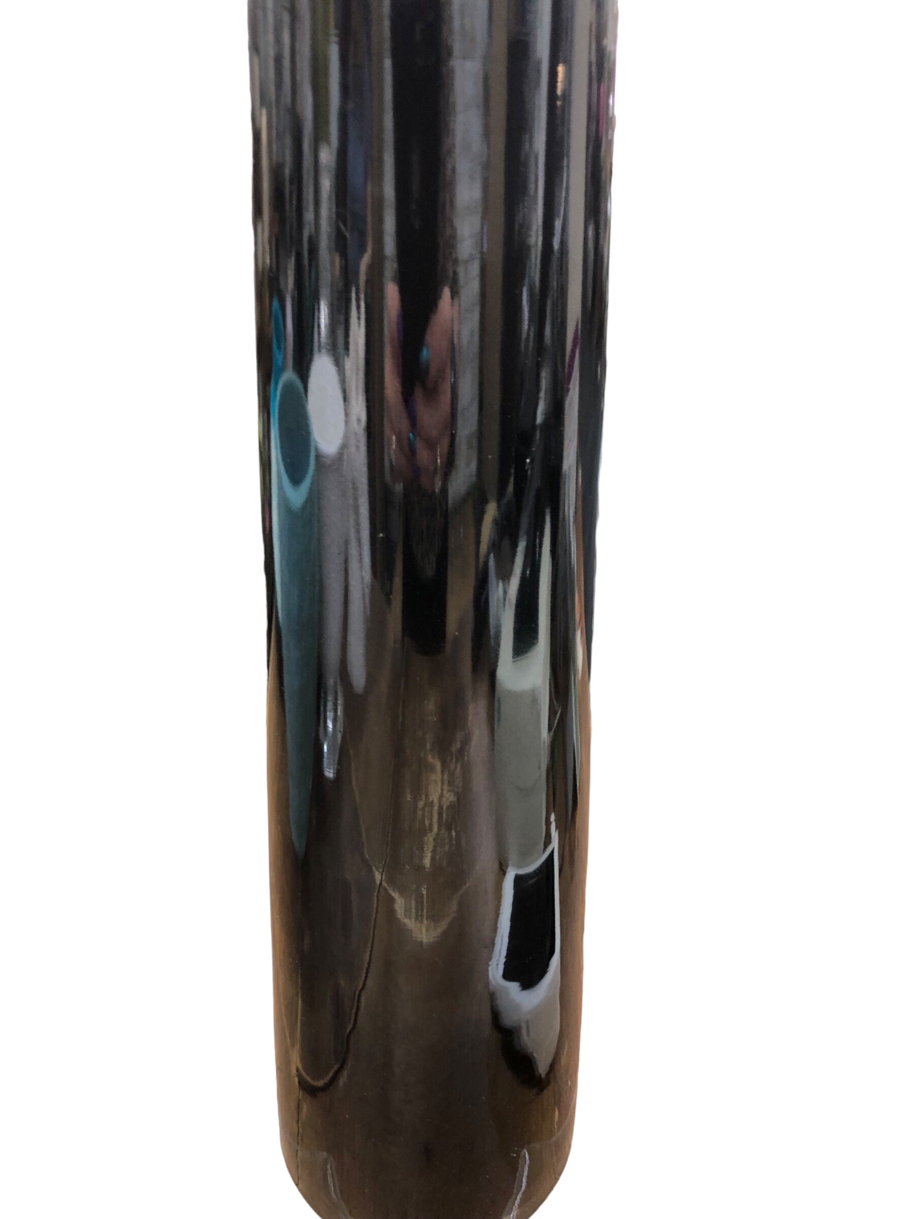 Black Slim Vase