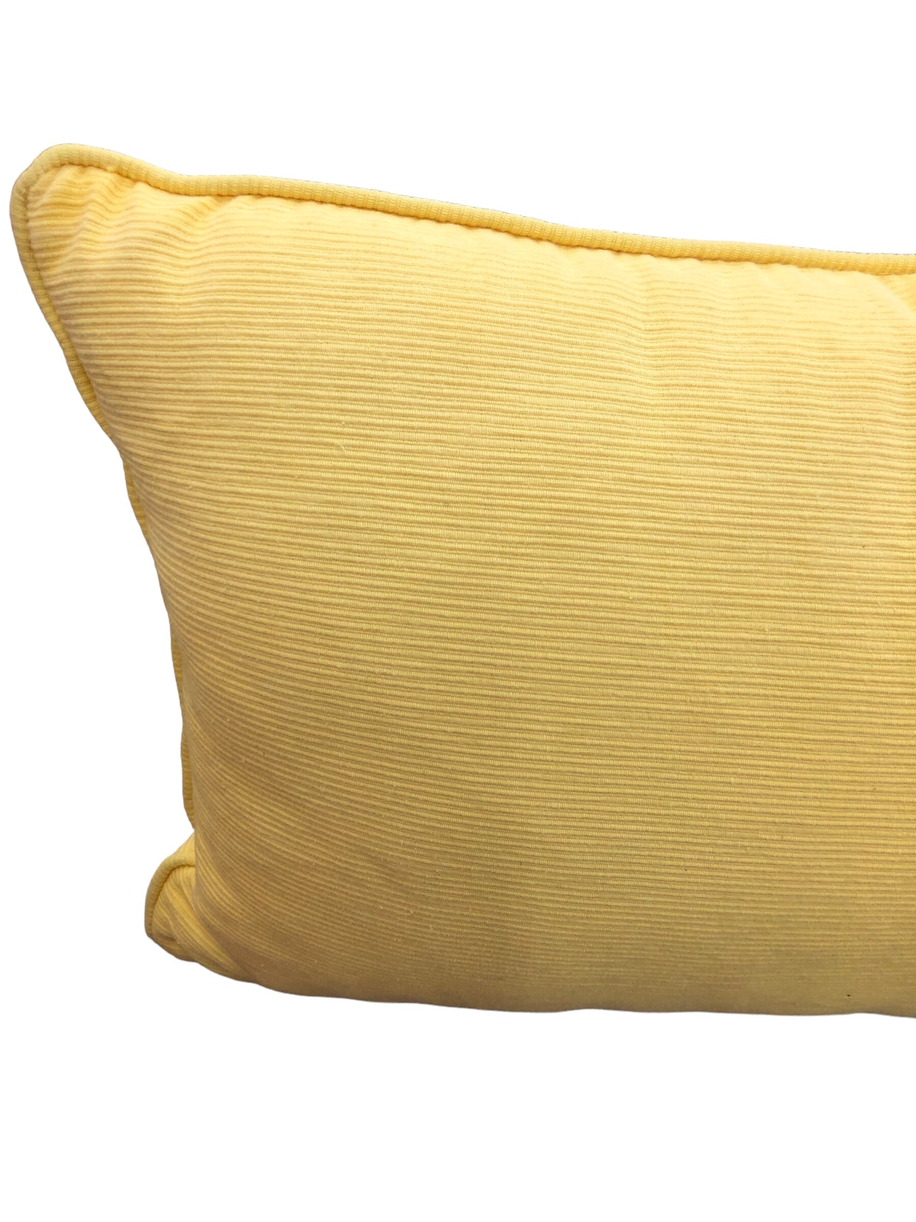 Yellow Corduroy Pillow