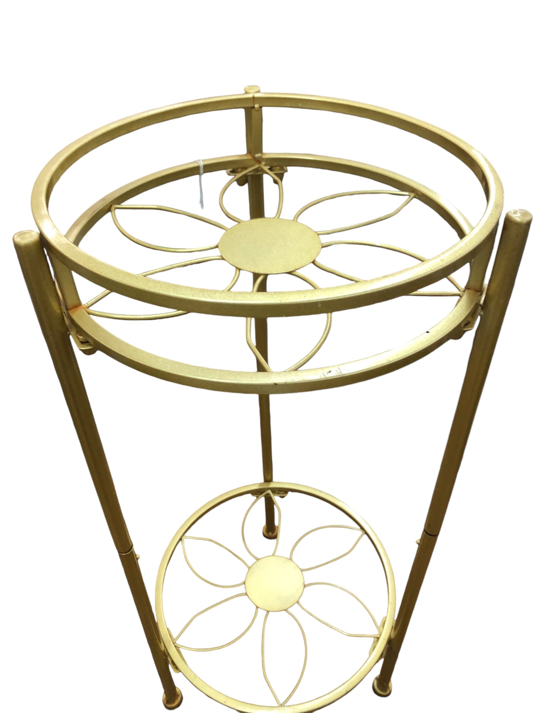 Gold Plant Stand