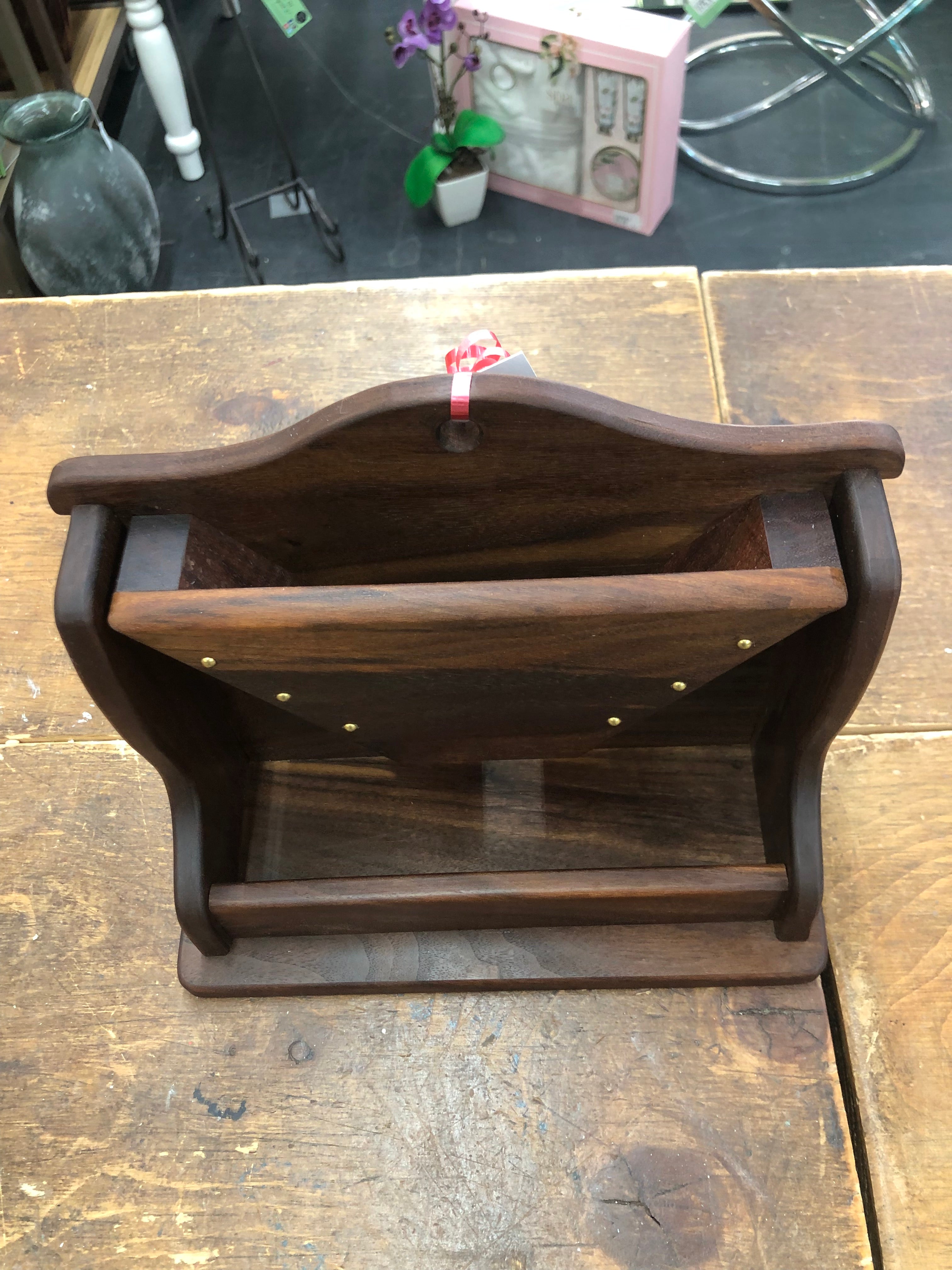 Black Walnut Coffee Filter Holder