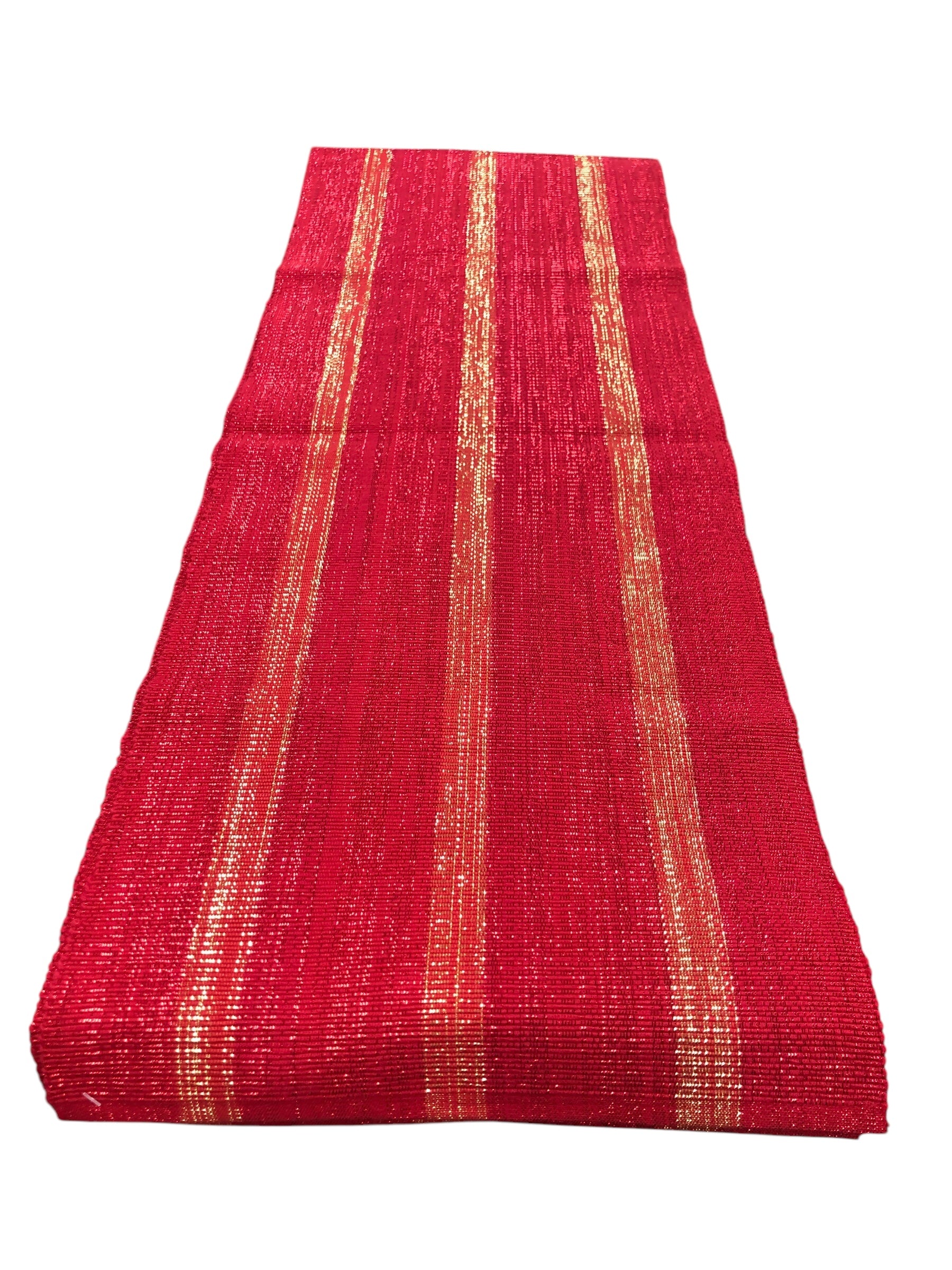 Red/Gold Stripe Table Runner