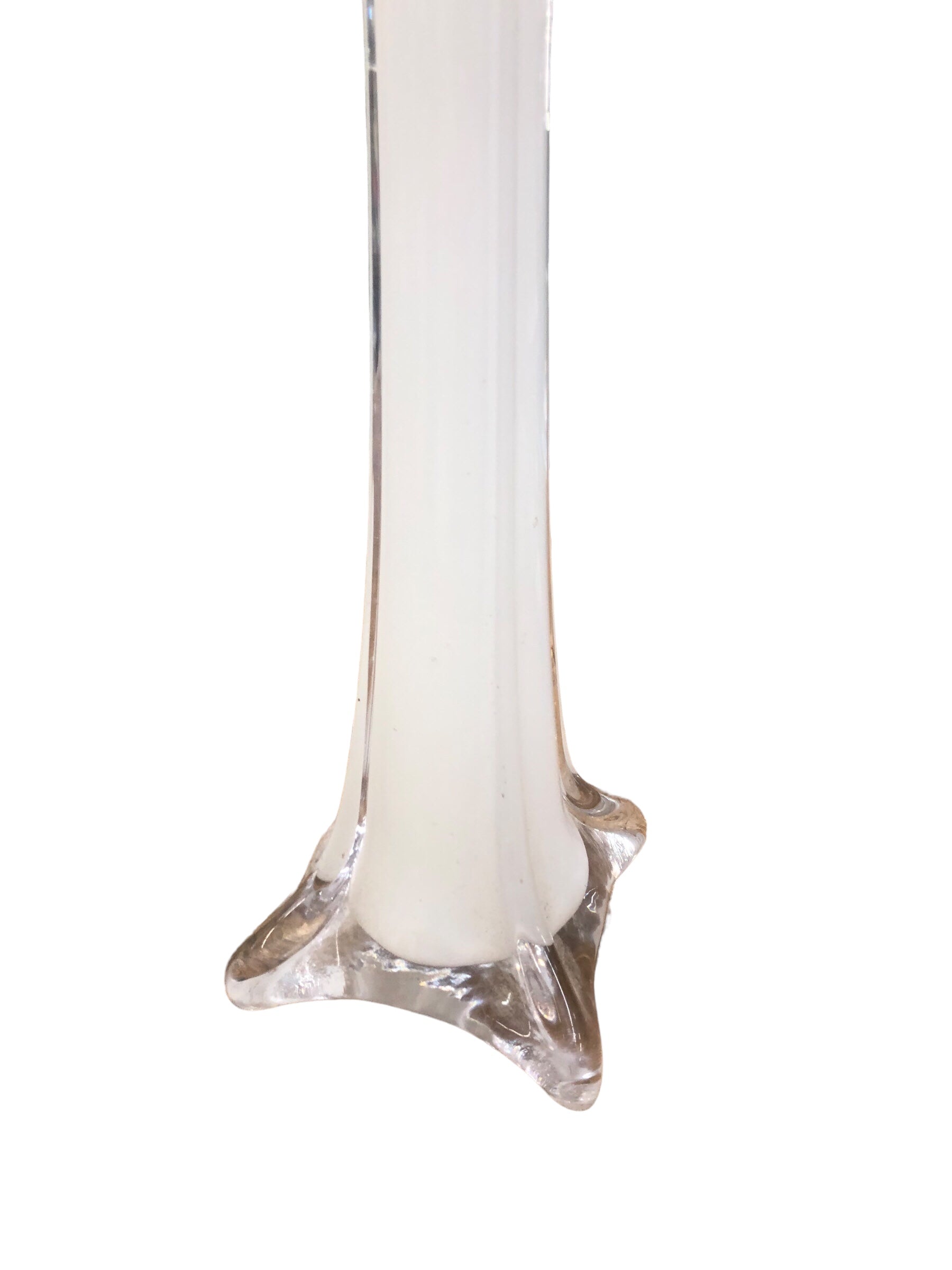 White tall vase