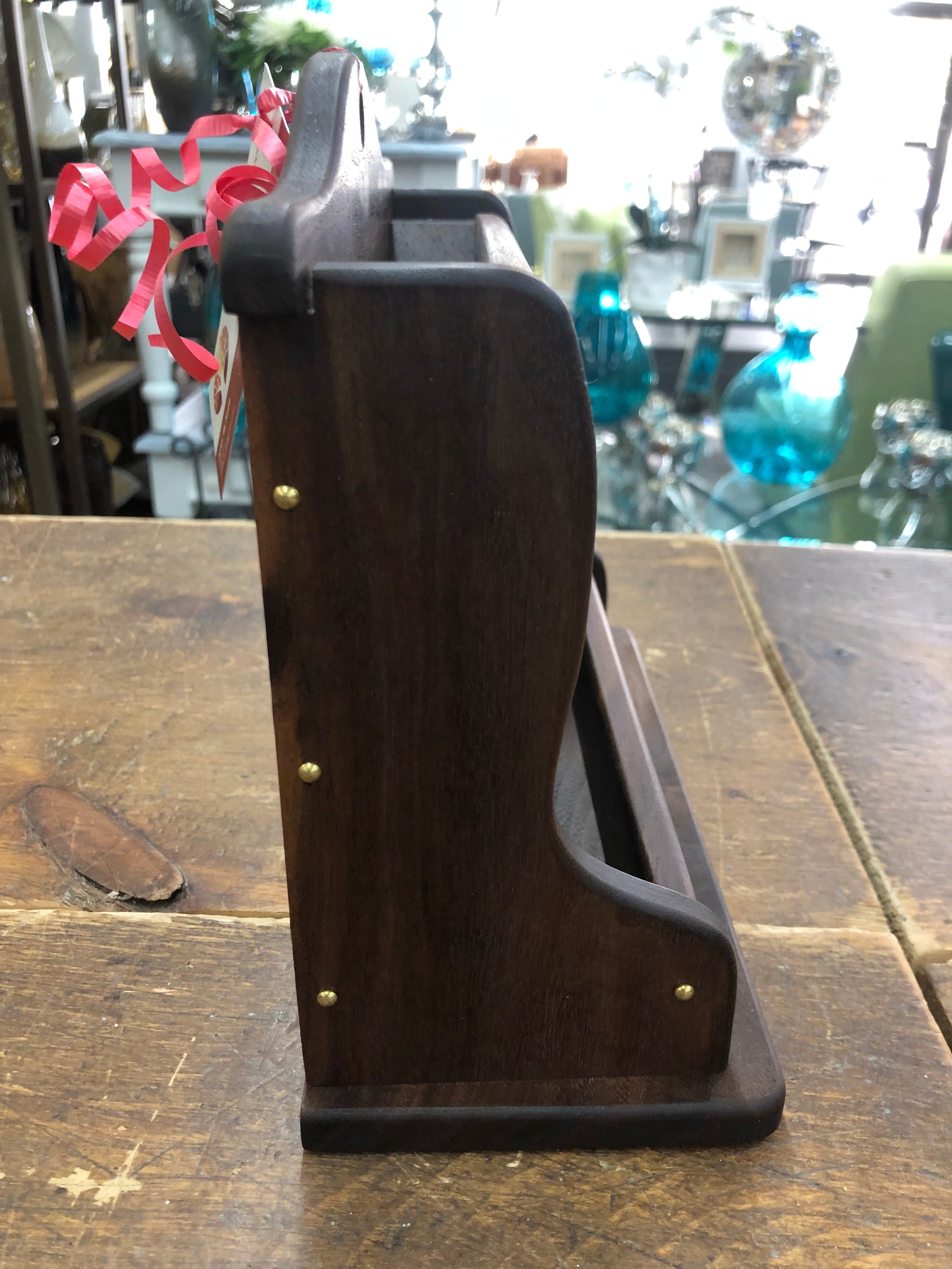 Black Walnut Coffee Filter Holder