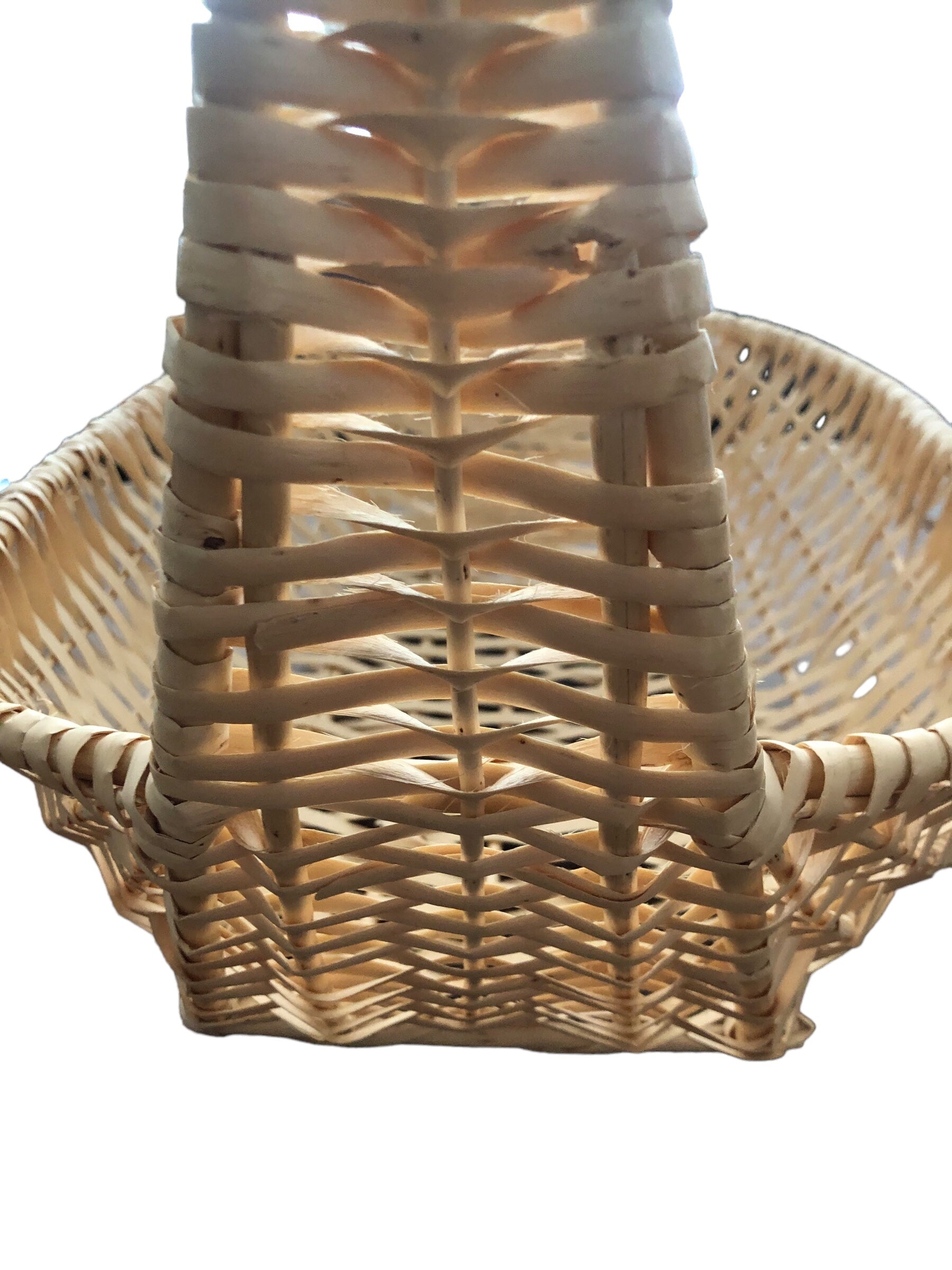 Wicker picnic basket