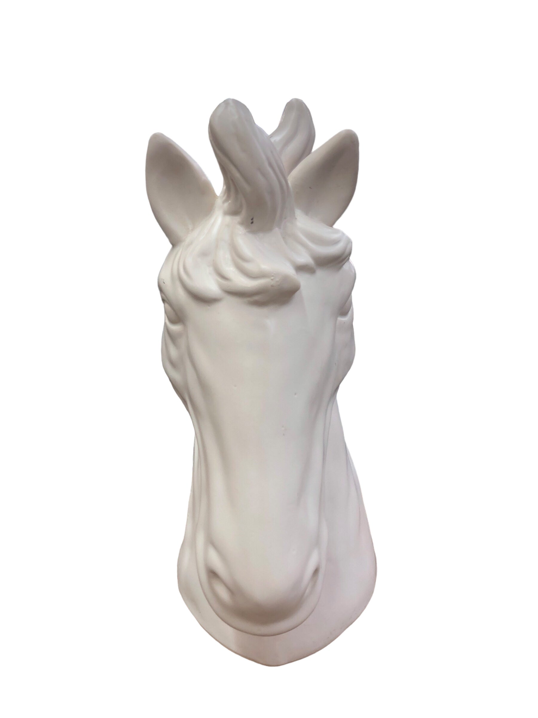 White Ceramic Horse Head