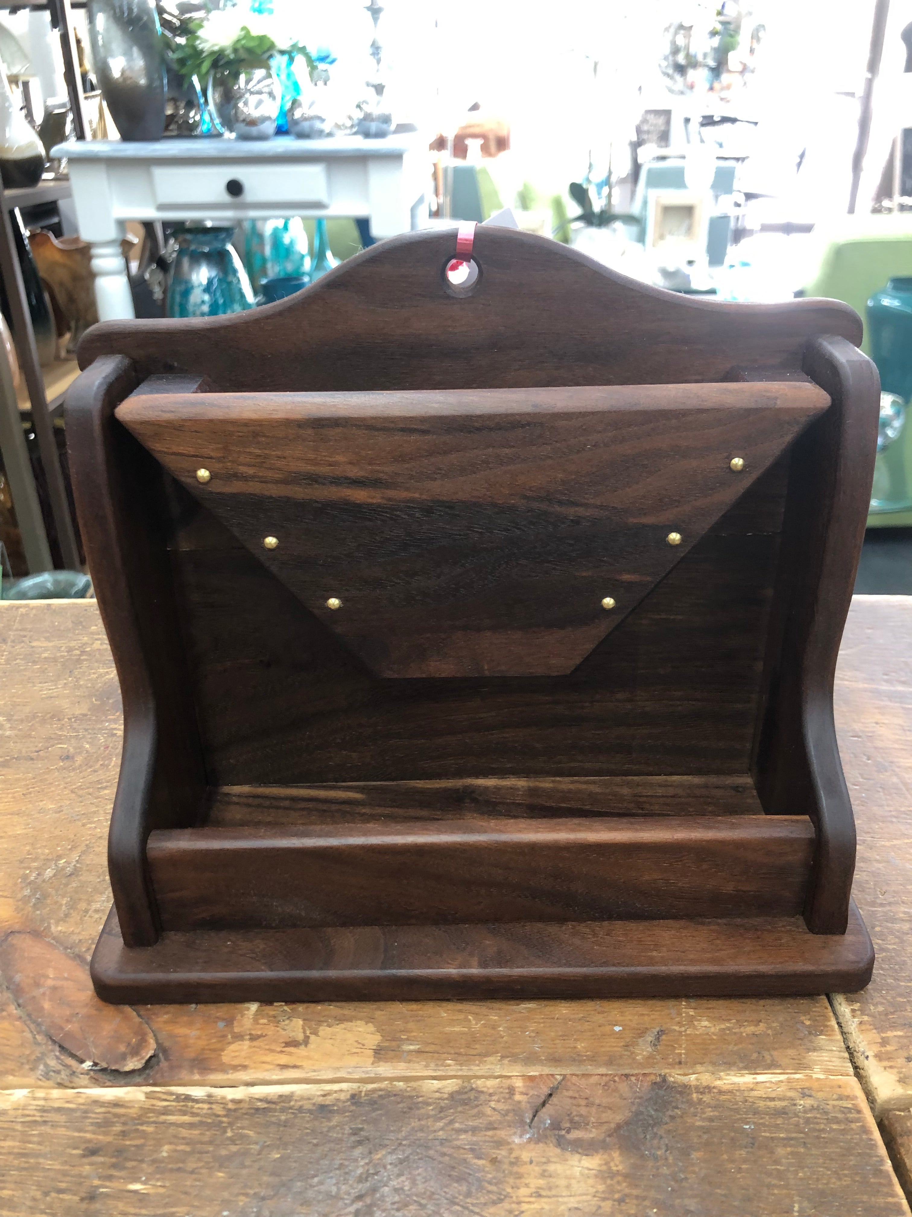 Black Walnut Coffee Filter Holder